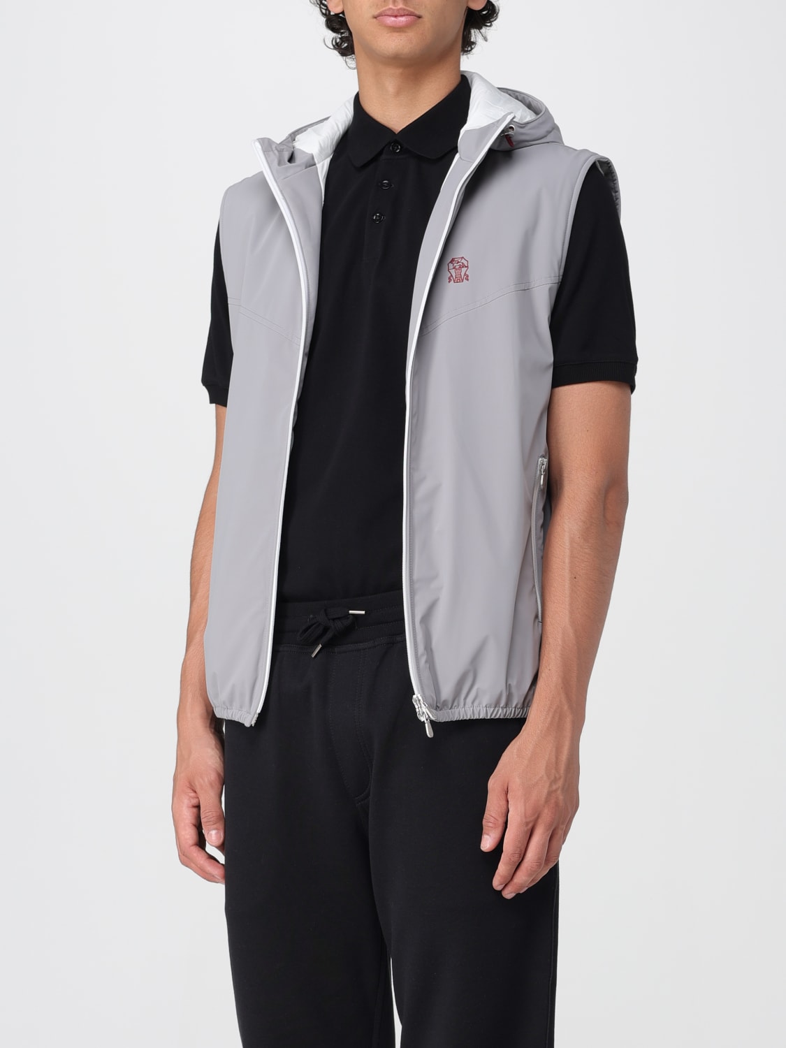 BRUNELLO CUCINELLI SUIT VEST: Jacket men Brunello Cucinelli, Grey - Img 4