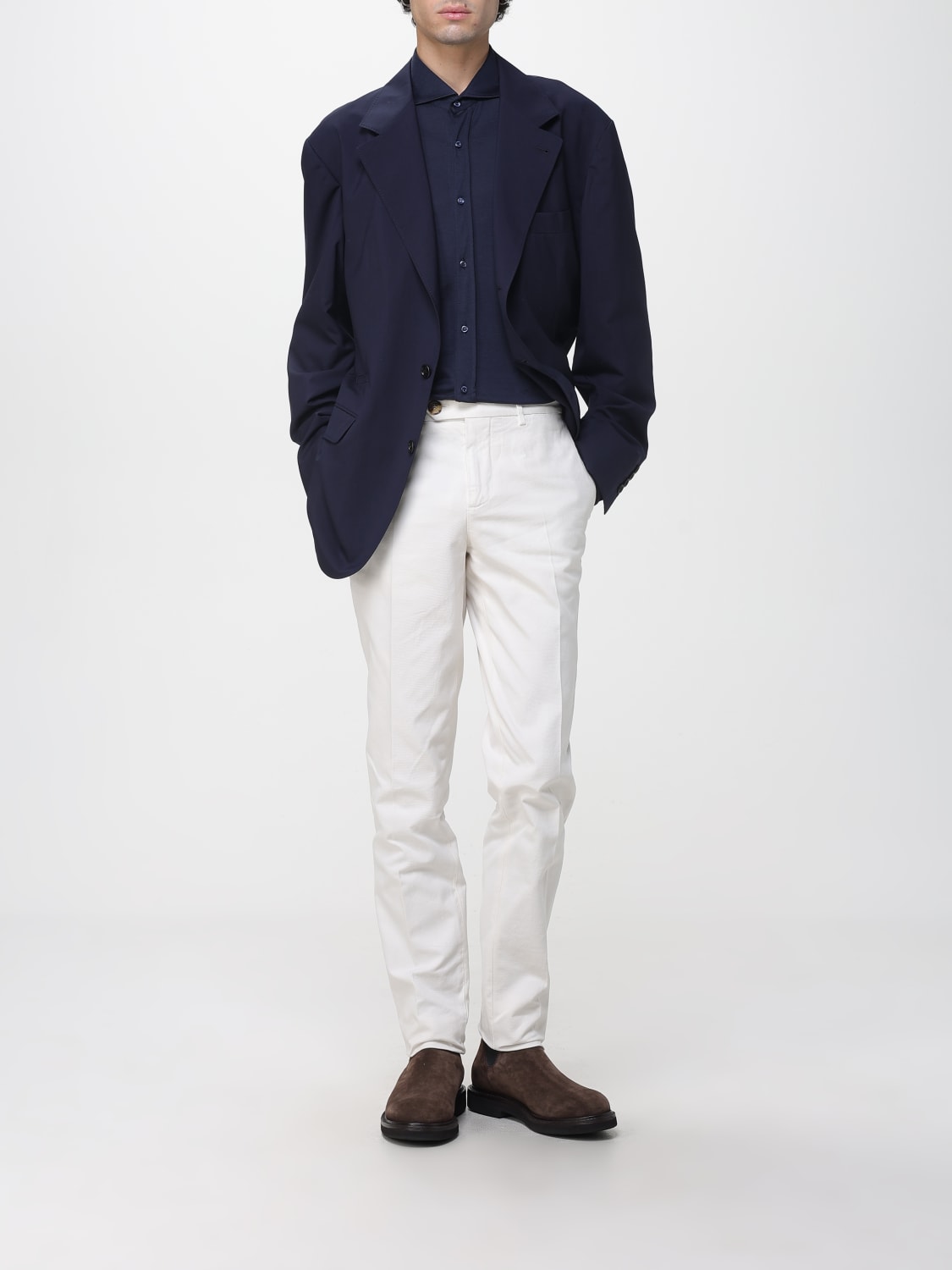 BRUNELLO CUCINELLI PANTS: Pants men Brunello Cucinelli, White - Img 2