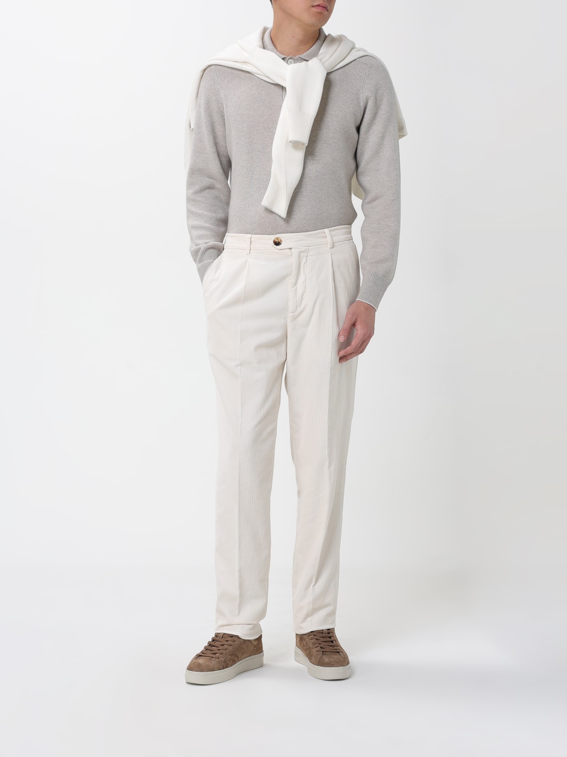 BRUNELLO CUCINELLI SWEATER: Sweater men Brunello Cucinelli, Smoke Grey - Img 2