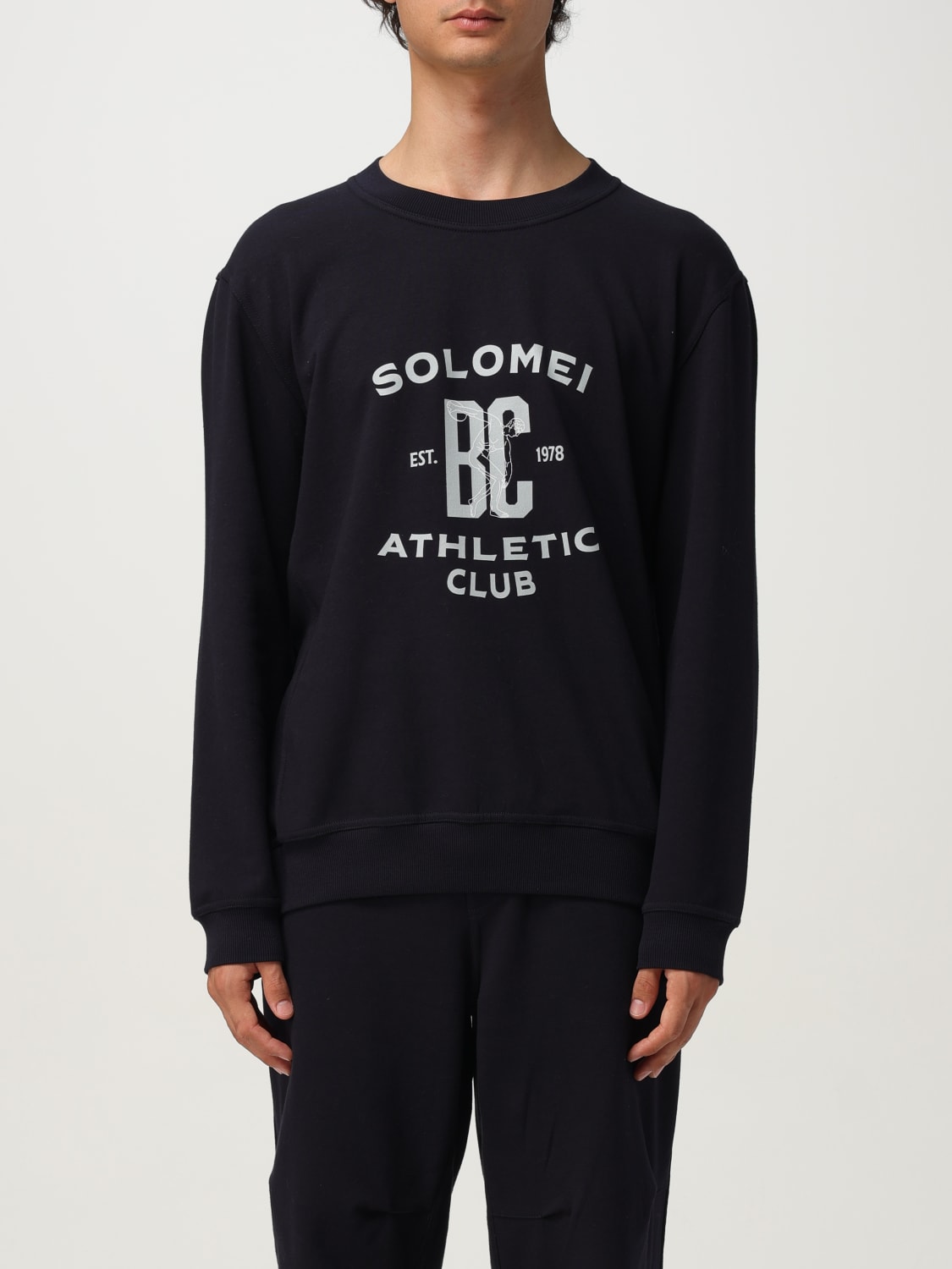 BRUNELLO CUCINELLI SUDADERA: Sudadera hombre Brunello Cucinelli, Azul Marino - Img 1