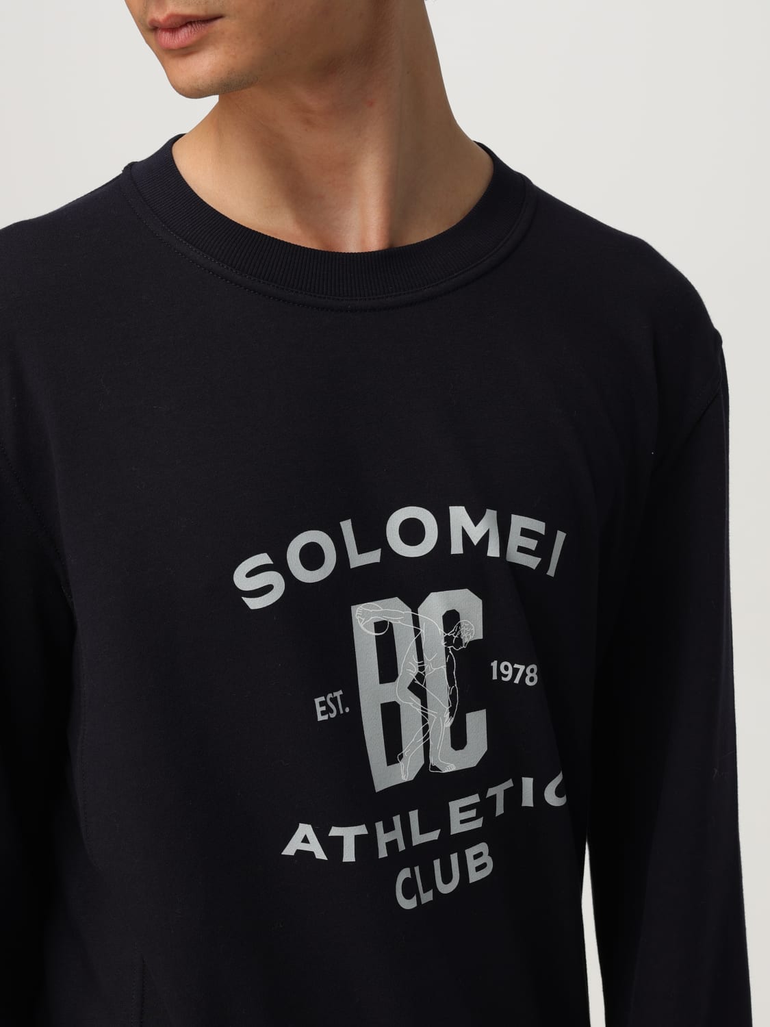 BRUNELLO CUCINELLI SUDADERA: Sudadera hombre Brunello Cucinelli, Azul Marino - Img 5