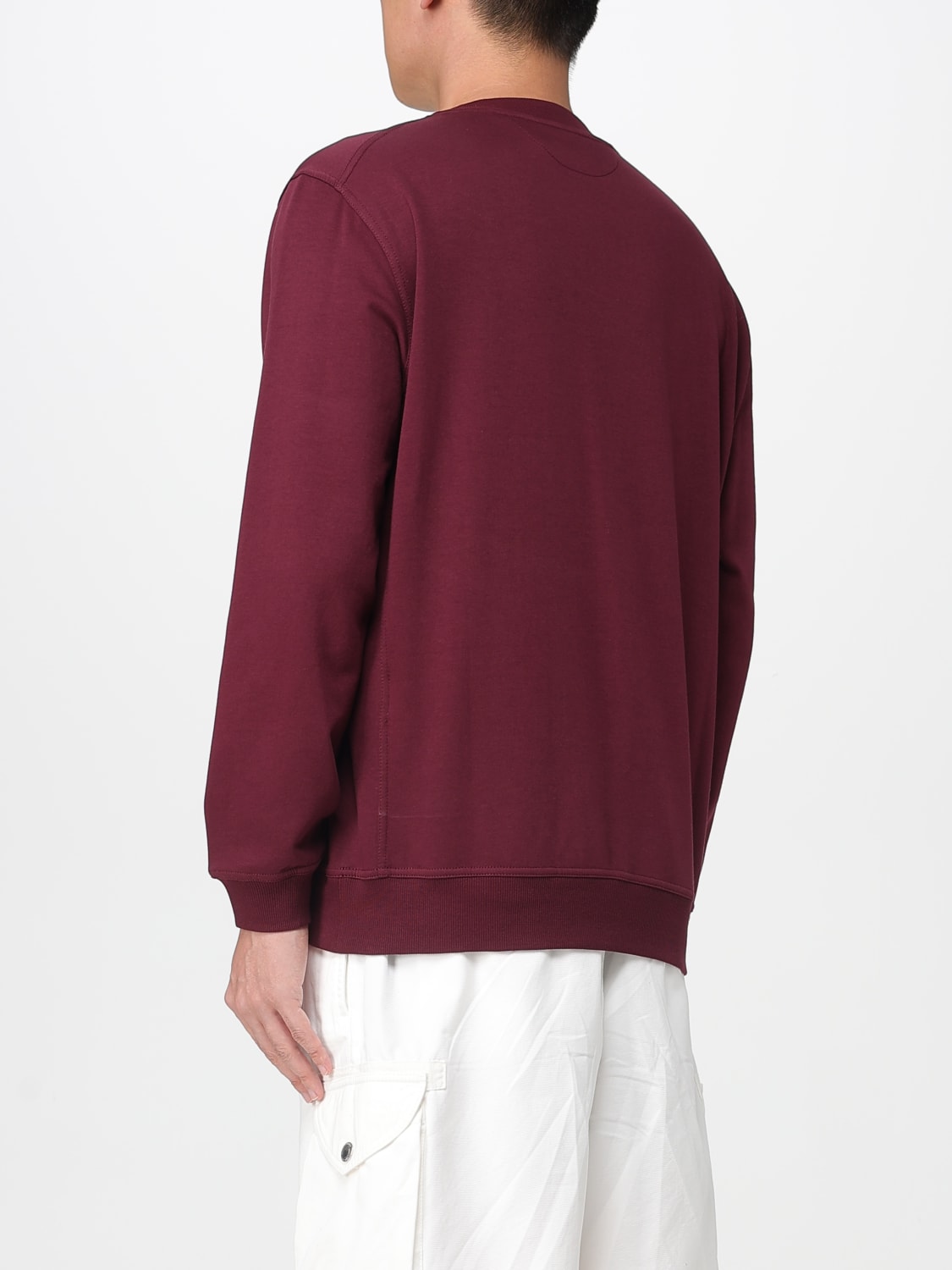 BRUNELLO CUCINELLI SWEATSHIRT: Sweatshirt herren Brunello Cucinelli, Burgunderrot - Img 3