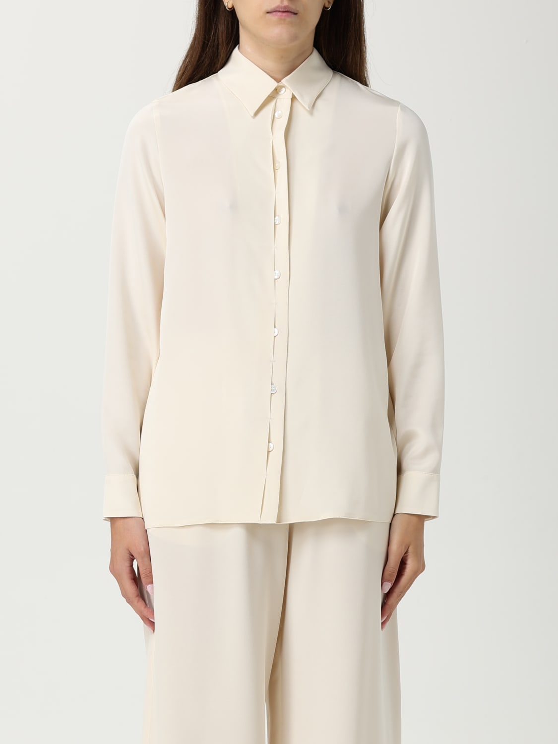 MAX MARA CAMISA: Camisa mujer Max Mara, Crema - Img 1