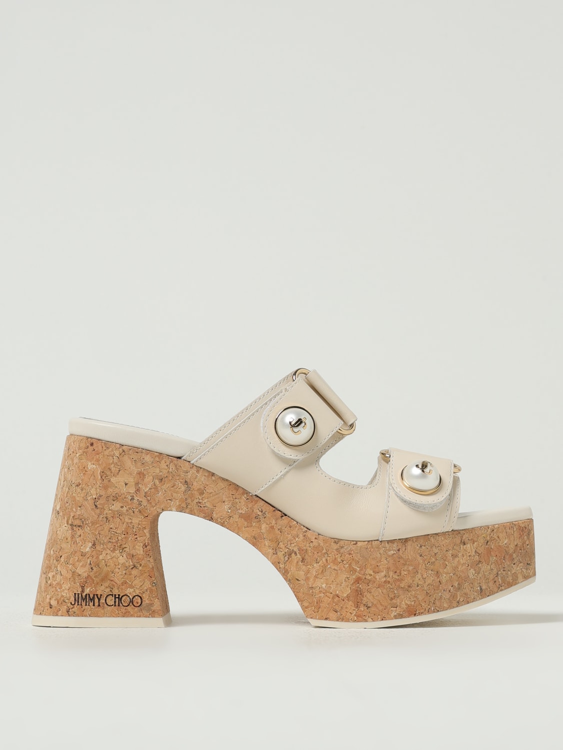 JIMMY CHOO 高跟凉鞋: 鞋 女士 Jimmy Choo, 白色 - Img 1