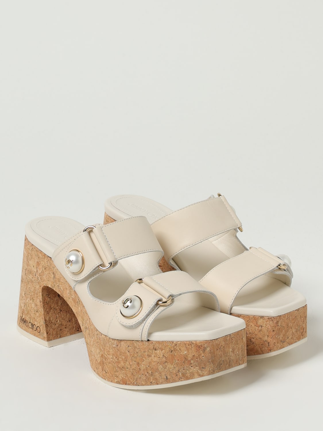 JIMMY CHOO 高跟凉鞋: 鞋 女士 Jimmy Choo, 白色 - Img 2