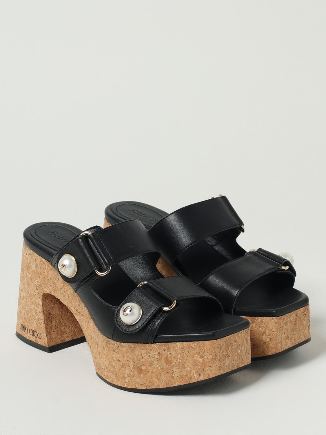 JIMMY CHOO HEELED SANDAL: Shoes woman Jimmy Choo, Black - Img 2