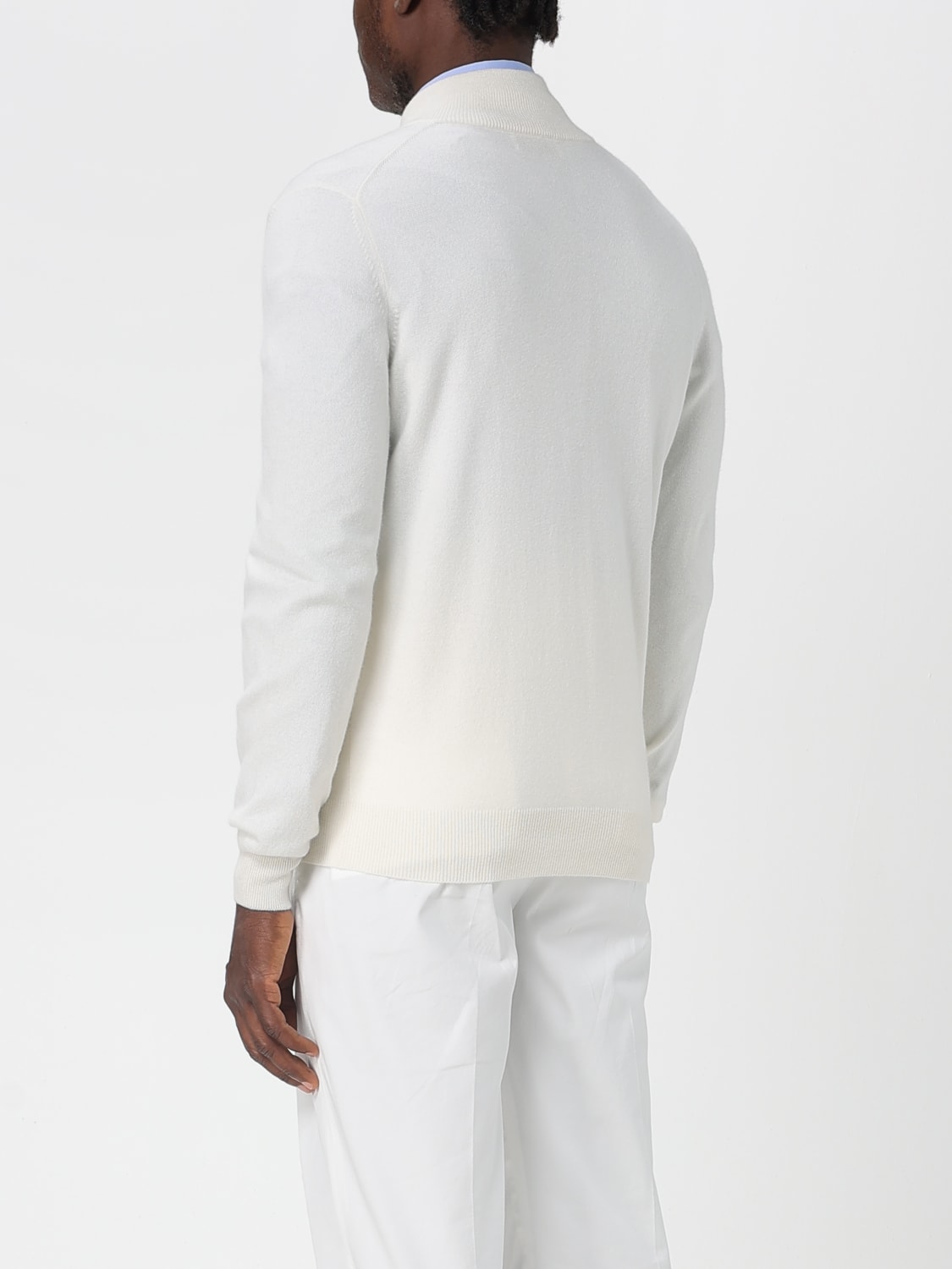 BRUNELLO CUCINELLI PULL: Cardigan homme Brunello Cucinelli, Blanc - Img 3