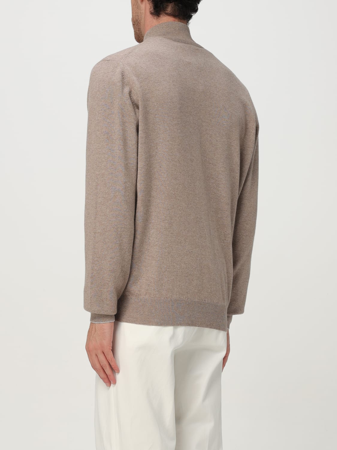 BRUNELLO CUCINELLI SWEATER: Cardigan men Brunello Cucinelli, Beige - Img 3