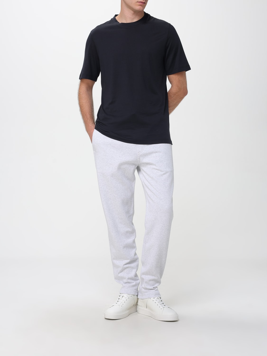 BRUNELLO CUCINELLI HOSE: Hose herren Brunello Cucinelli, Grau - Img 2