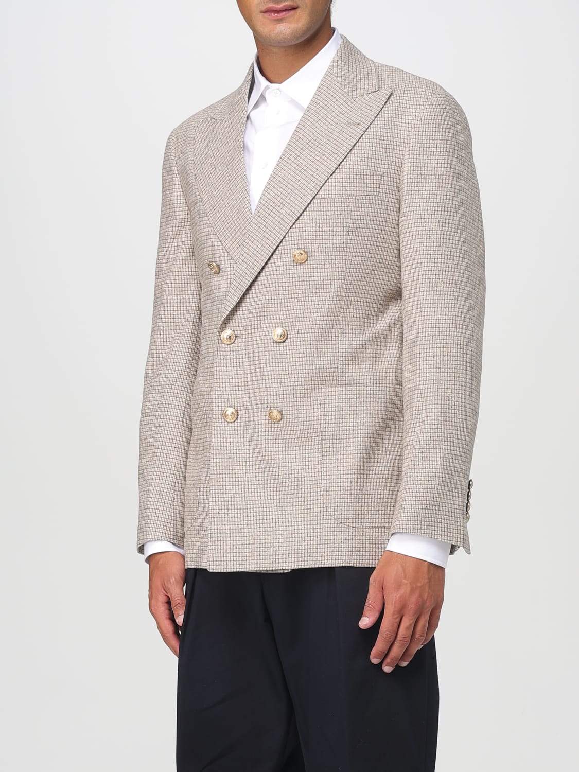 BRUNELLO CUCINELLI VESTE: Veste homme Brunello Cucinelli, Beige - Img 4