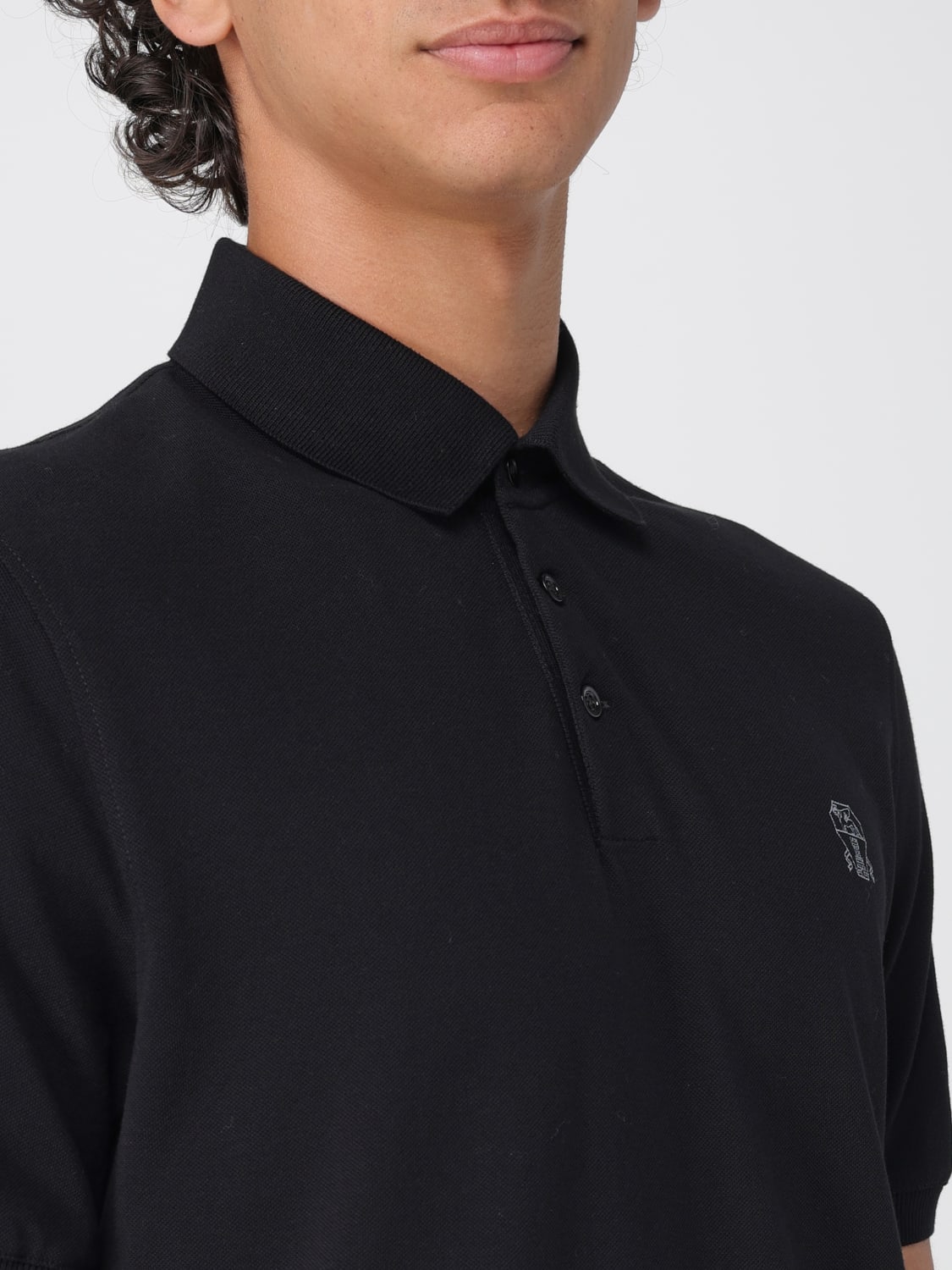 BRUNELLO CUCINELLI POLO SHIRT: Polo shirt men Brunello Cucinelli, Black - Img 5