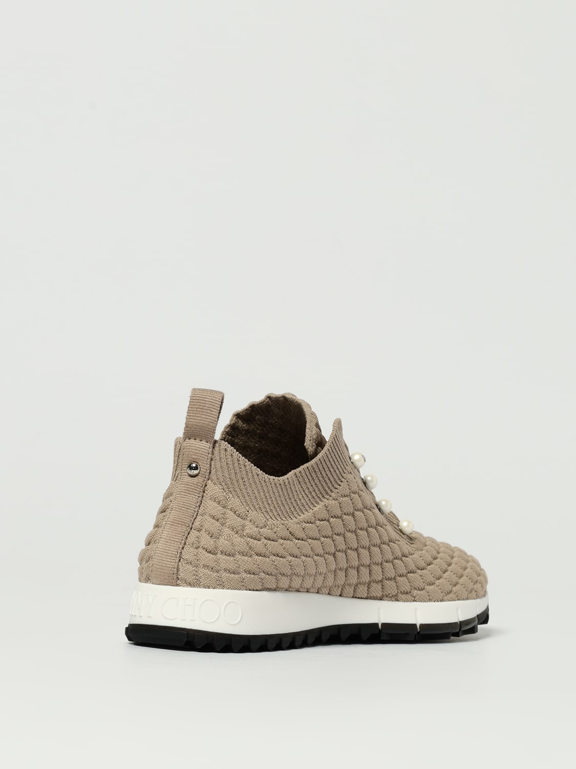 JIMMY CHOO BASKETS: Baskets femme Jimmy Choo, Rose - Img 3