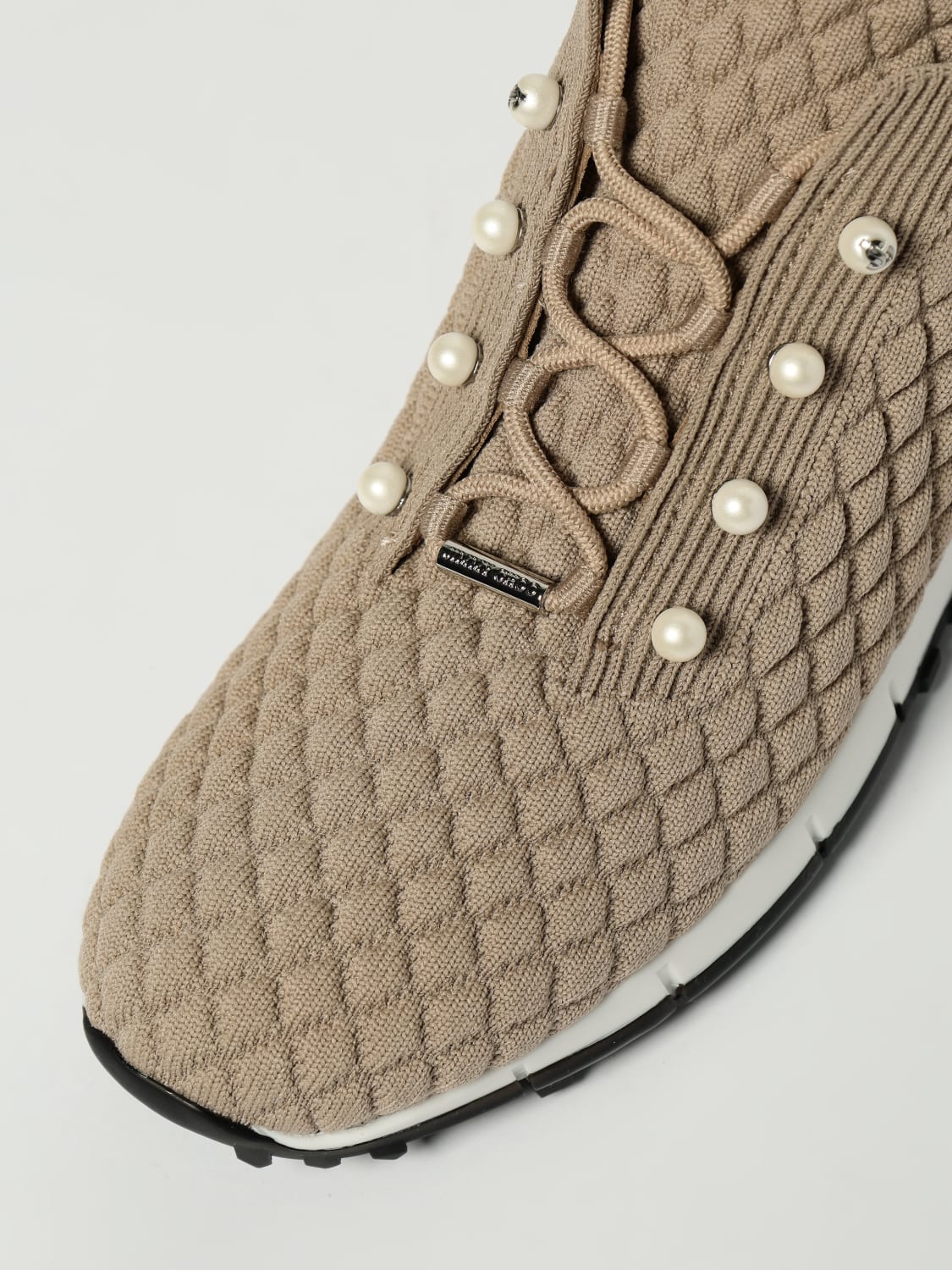 JIMMY CHOO BASKETS: Baskets femme Jimmy Choo, Rose - Img 4