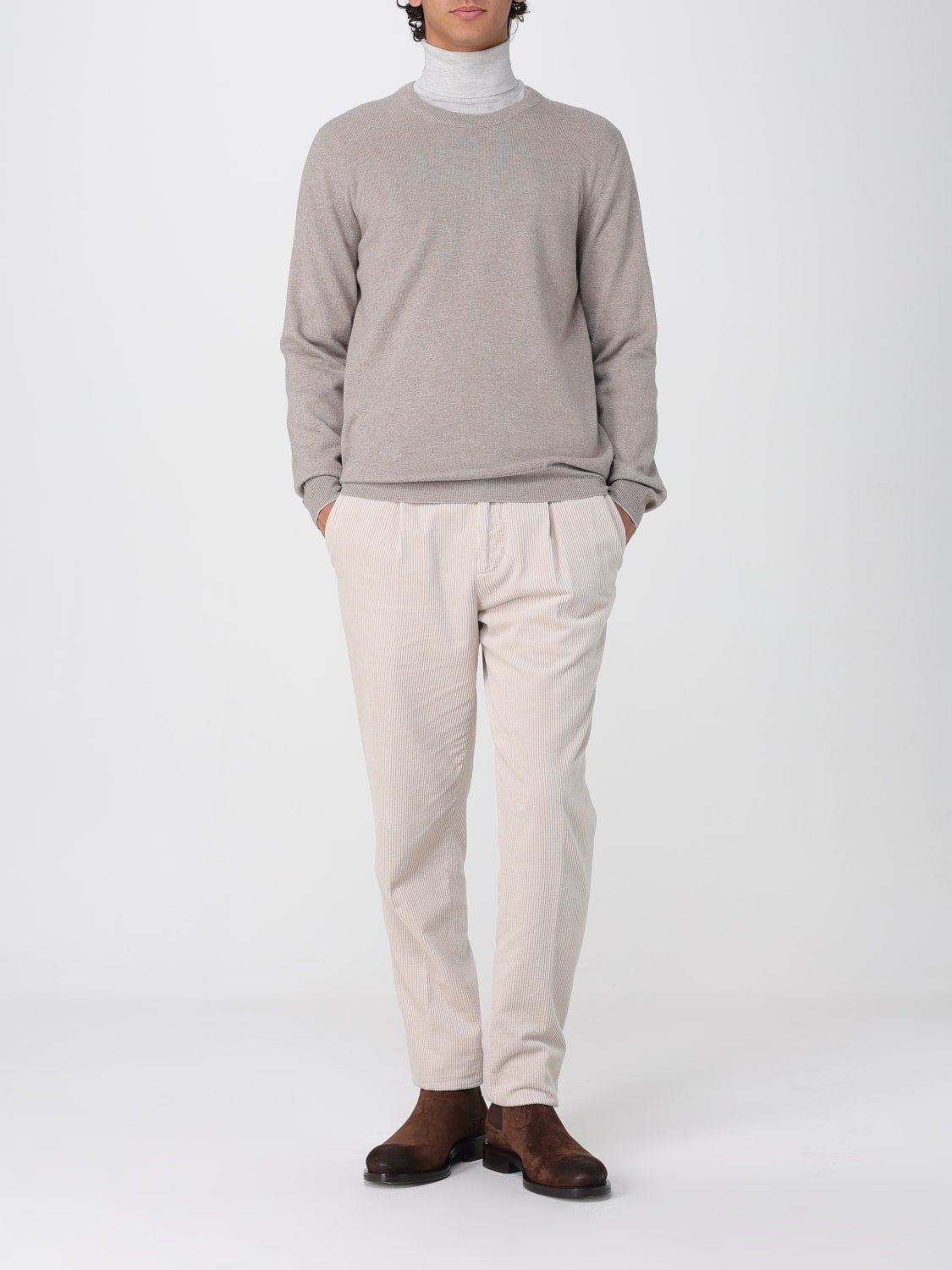 BRUNELLO CUCINELLI SWEATER: Sweater men Brunello Cucinelli, Sand - Img 2