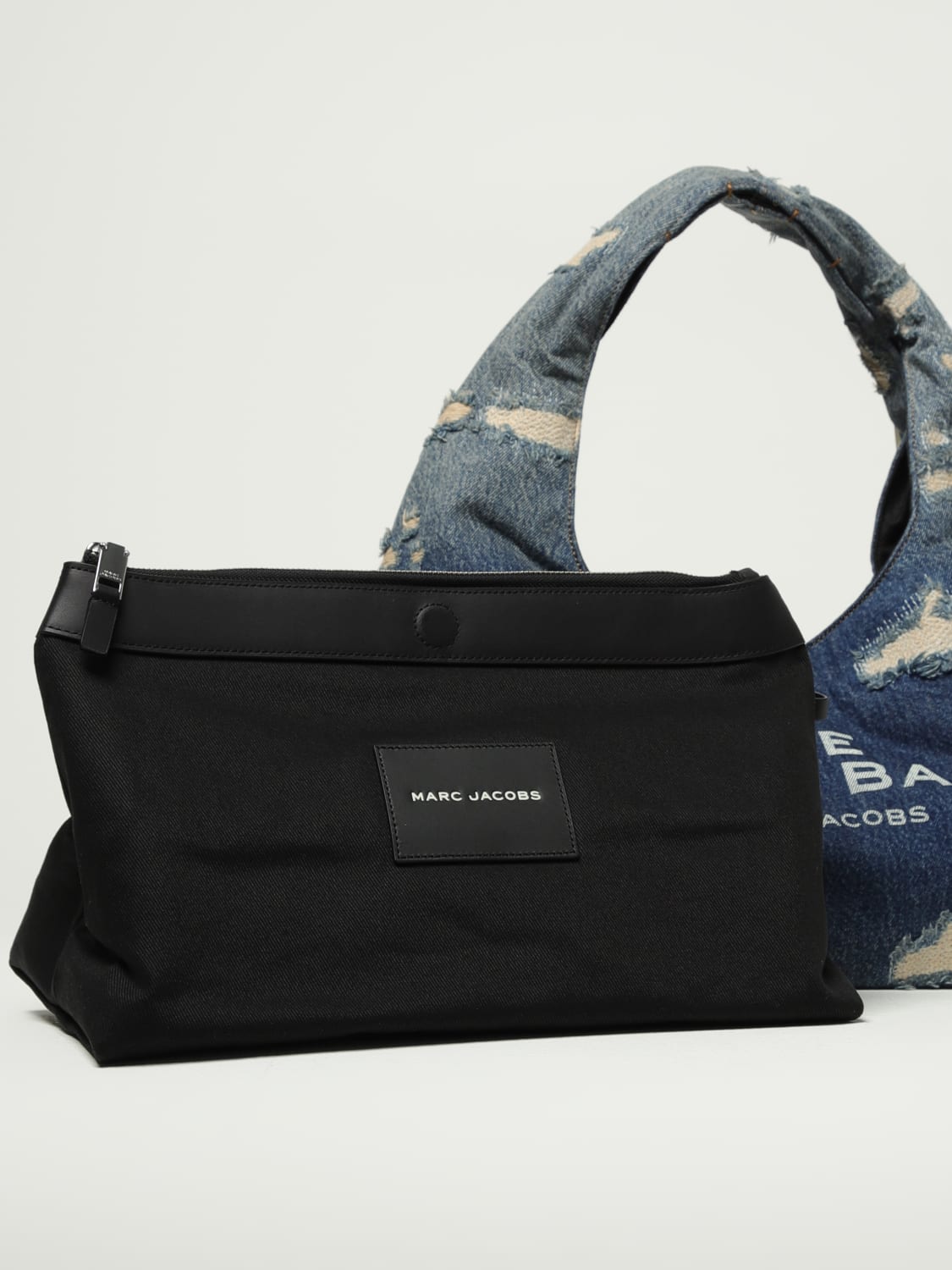 MARC JACOBS BORSA A MANO: Borsa The Sack Bag Marc Jacobs in denim, Blue - Img 3