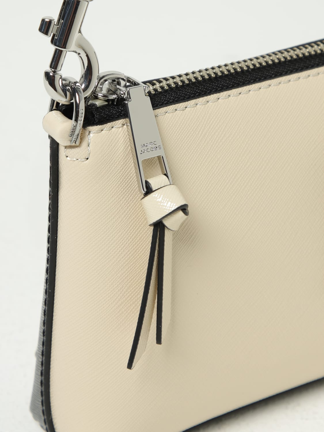 MARC JACOBS BORSA A SPALLA: Borsa a spalla Snapshot Marc Jacobs in pelle, Bianco - Img 3