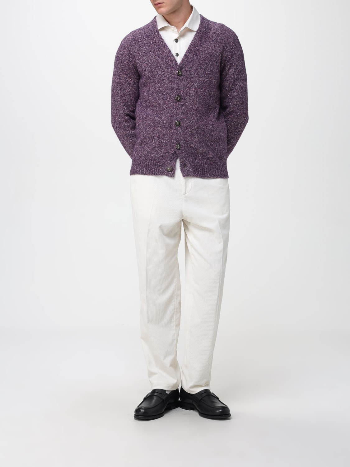 BRUNELLO CUCINELLI SWEATER: Sweater men Brunello Cucinelli, Violet - Img 2