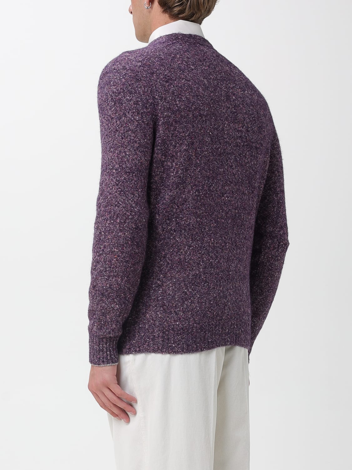 BRUNELLO CUCINELLI SWEATER: Sweater men Brunello Cucinelli, Violet - Img 3
