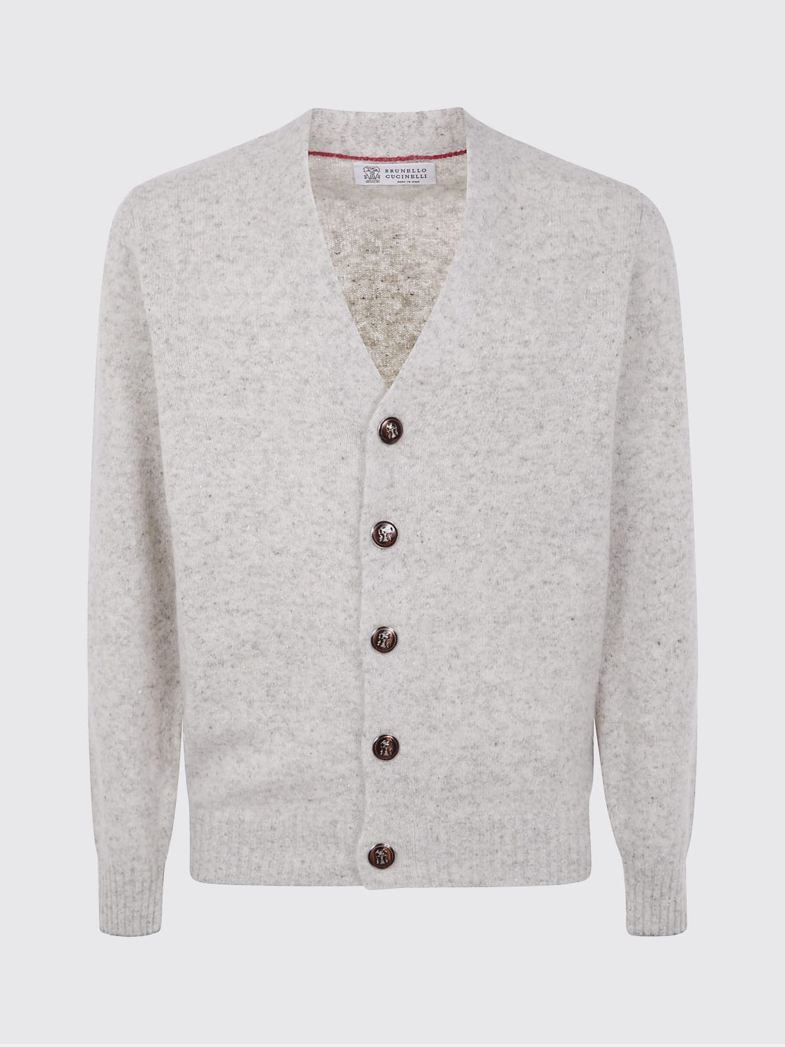 BRUNELLO CUCINELLI SWEATER: Sweater men Brunello Cucinelli, Grey - Img 1
