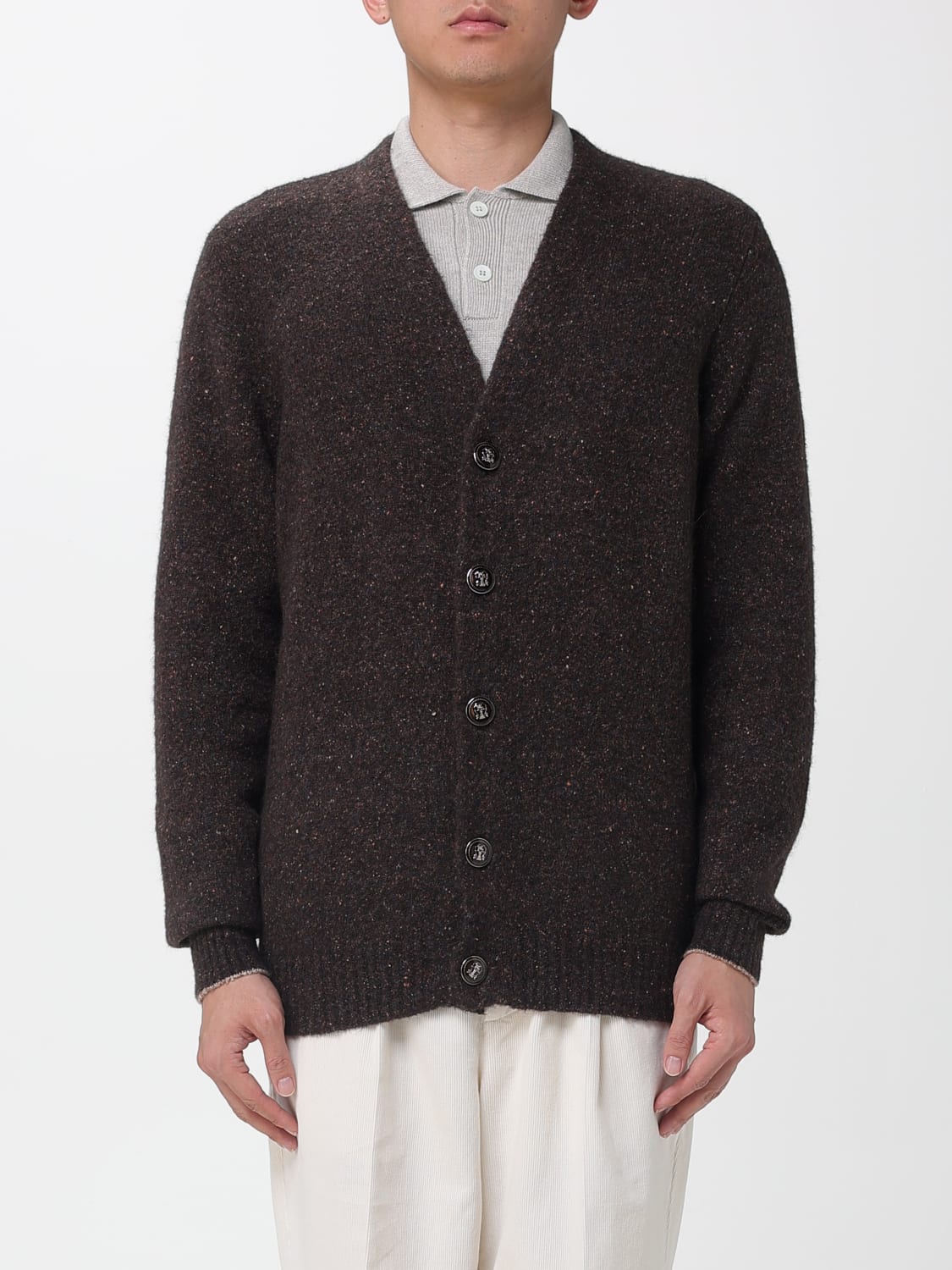 BRUNELLO CUCINELLI SWEATER: Sweater men Brunello Cucinelli, Brown - Img 1