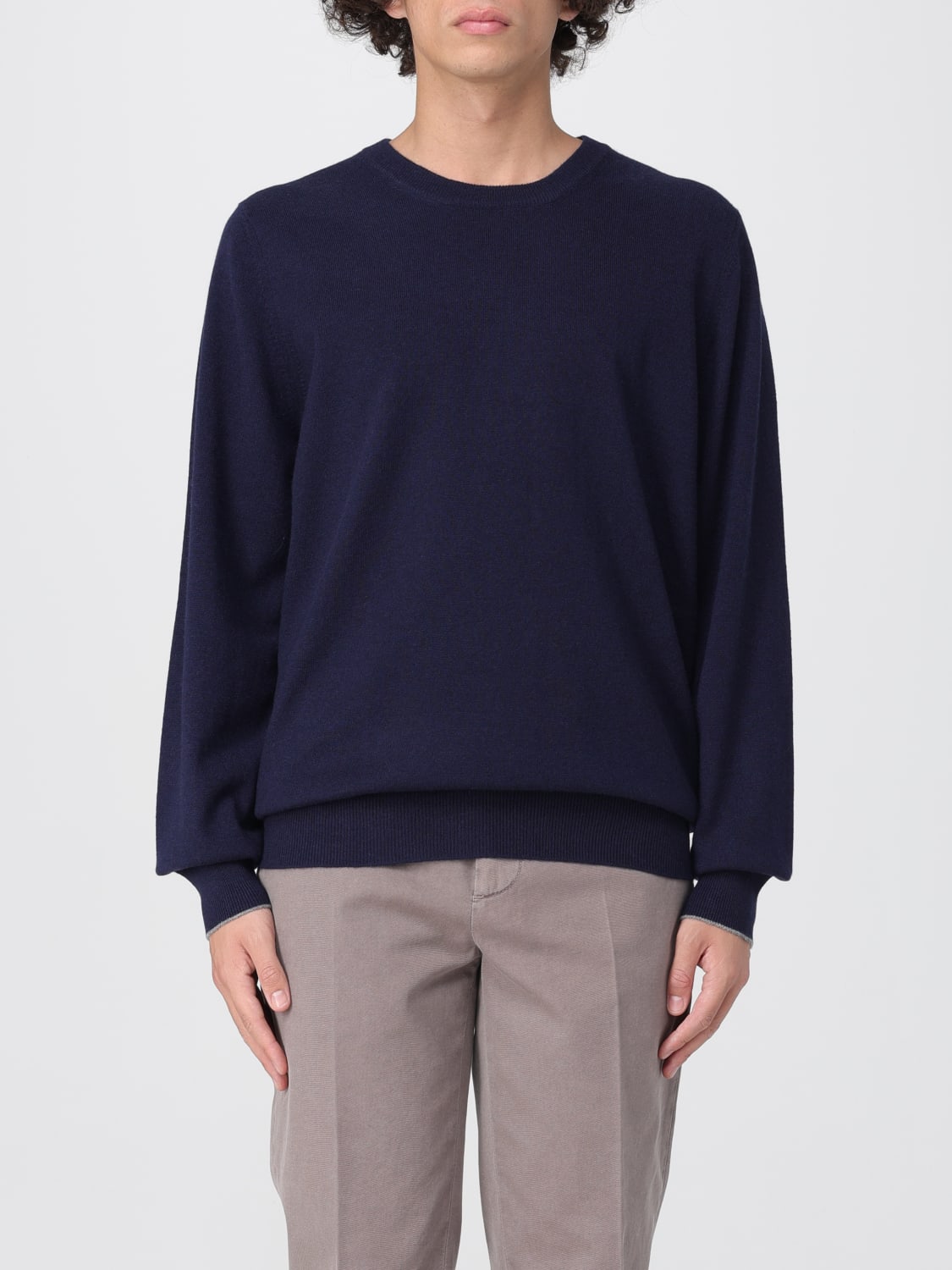BRUNELLO CUCINELLI SWEATER: Sweater men Brunello Cucinelli, Navy - Img 1