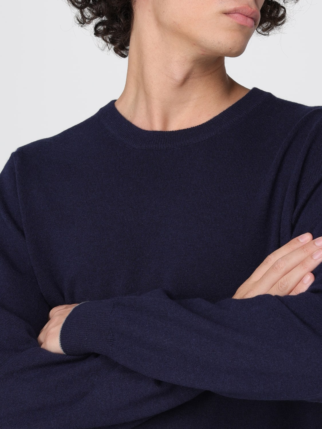 BRUNELLO CUCINELLI SWEATER: Sweater men Brunello Cucinelli, Navy - Img 5