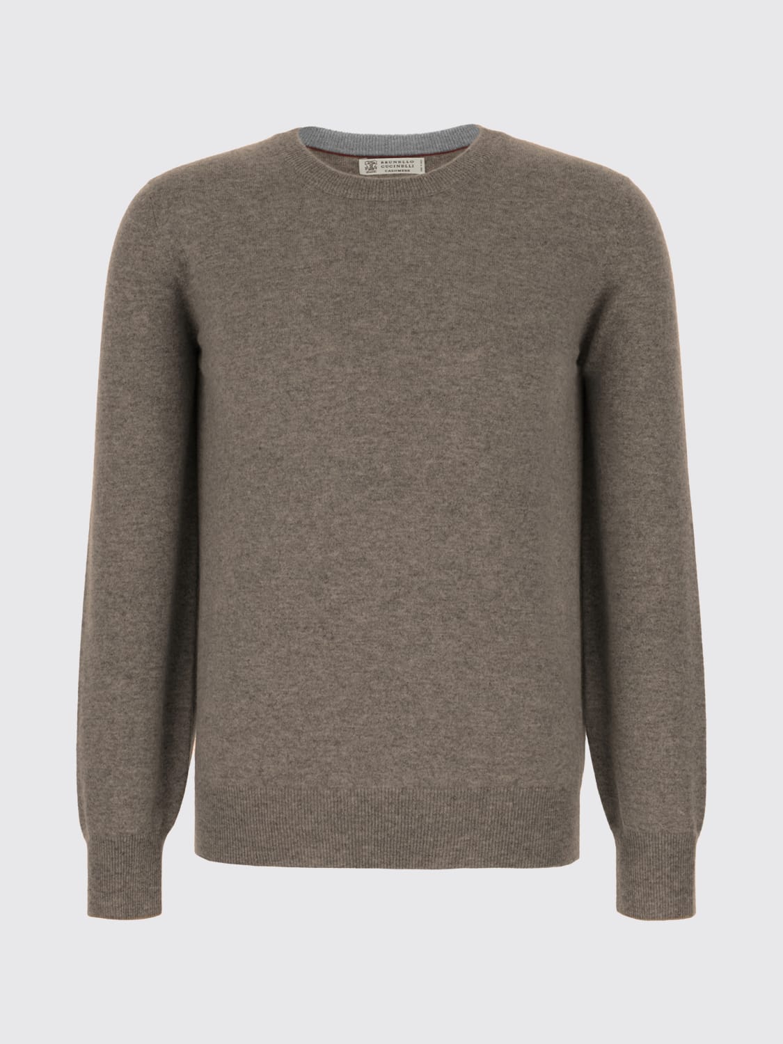 BRUNELLO CUCINELLI SWEATER: Sweater men Brunello Cucinelli, Dove Grey - Img 1