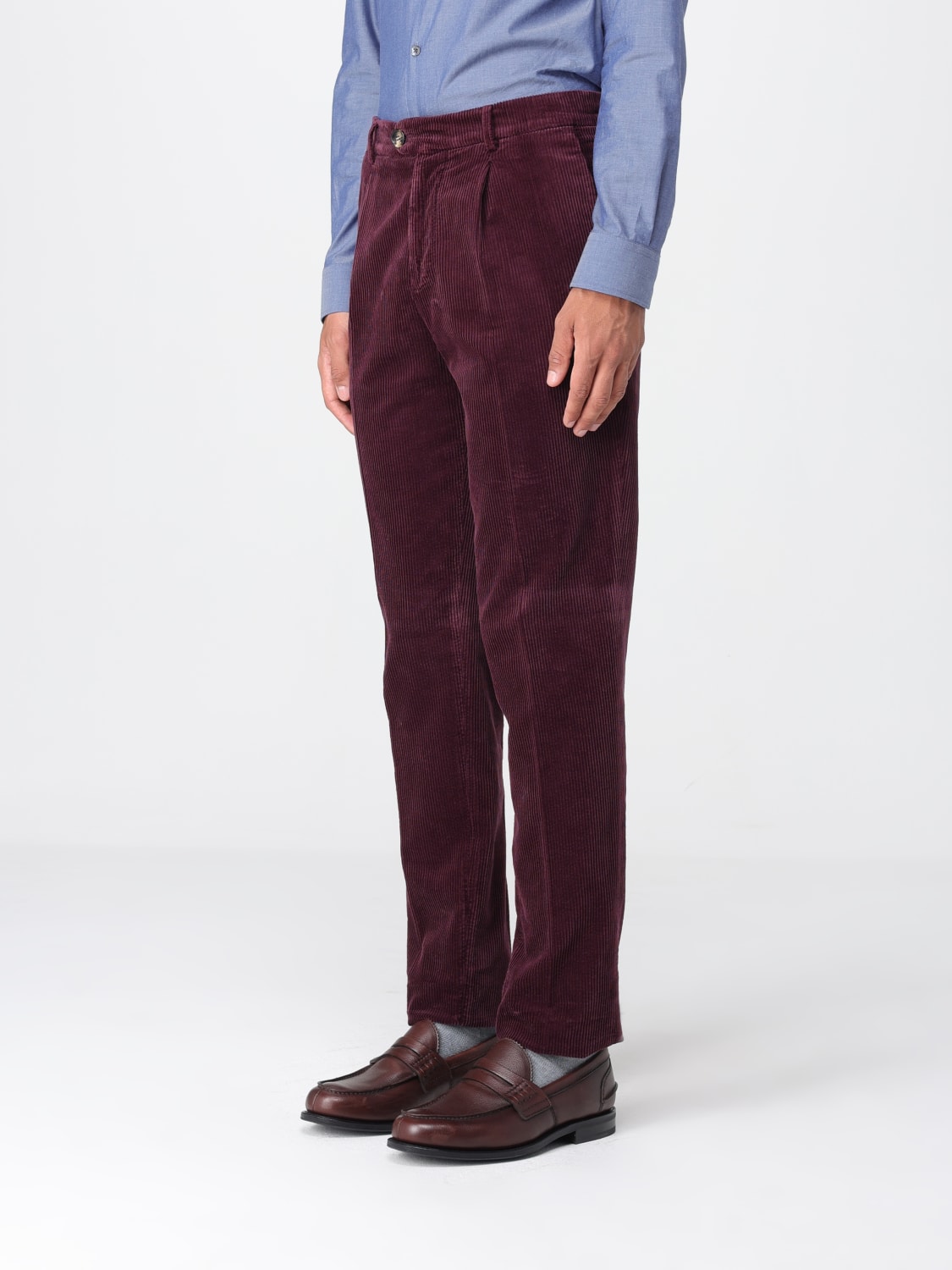 BRUNELLO CUCINELLI PANTS: Pants men Brunello Cucinelli, Wine - Img 4
