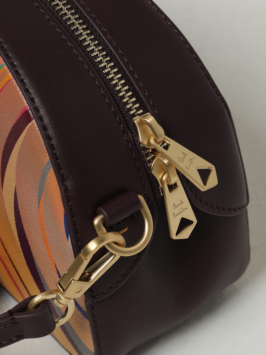PAUL SMITH BORSA MINI: Borsa Paul Smith in pelle a grana multicolor , Fantasia - Img 3