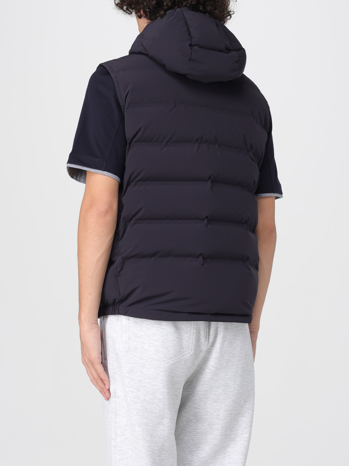 BRUNELLO CUCINELLI SUIT VEST: Jacket men Brunello Cucinelli, Navy - Img 3