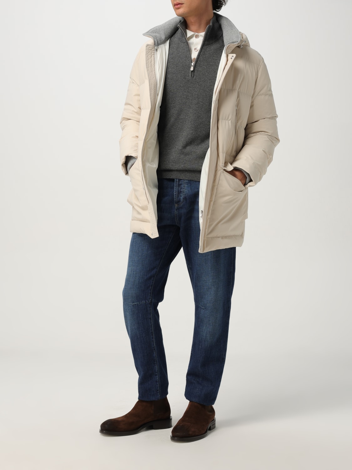 BRUNELLO CUCINELLI JACKET: Jacket men Brunello Cucinelli, Grey - Img 2