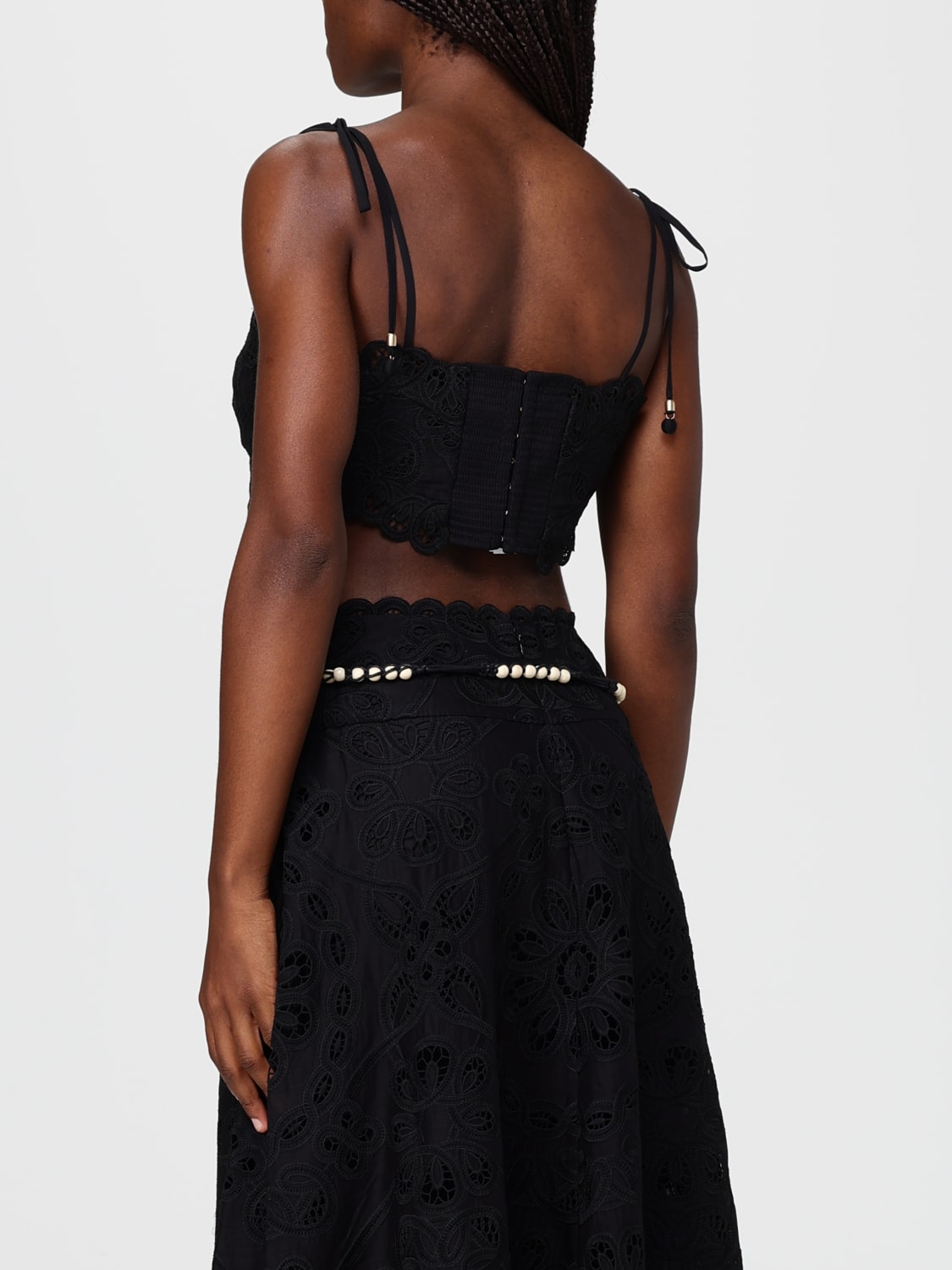 ZIMMERMANN TOP: Top femme Zimmermann, Noir - Img 3