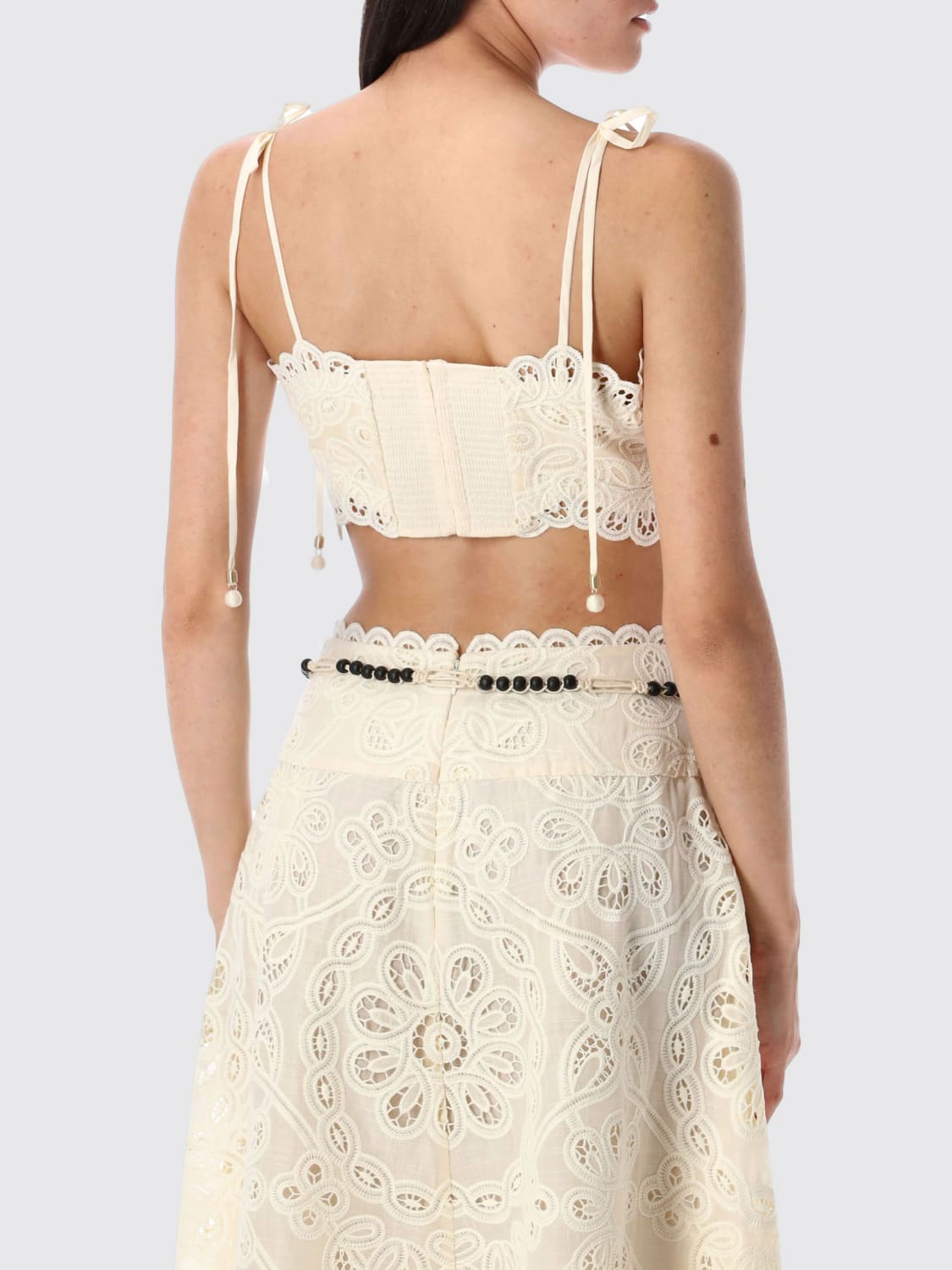 ZIMMERMANN TOP: Top woman Zimmermann, Ivory - Img 2