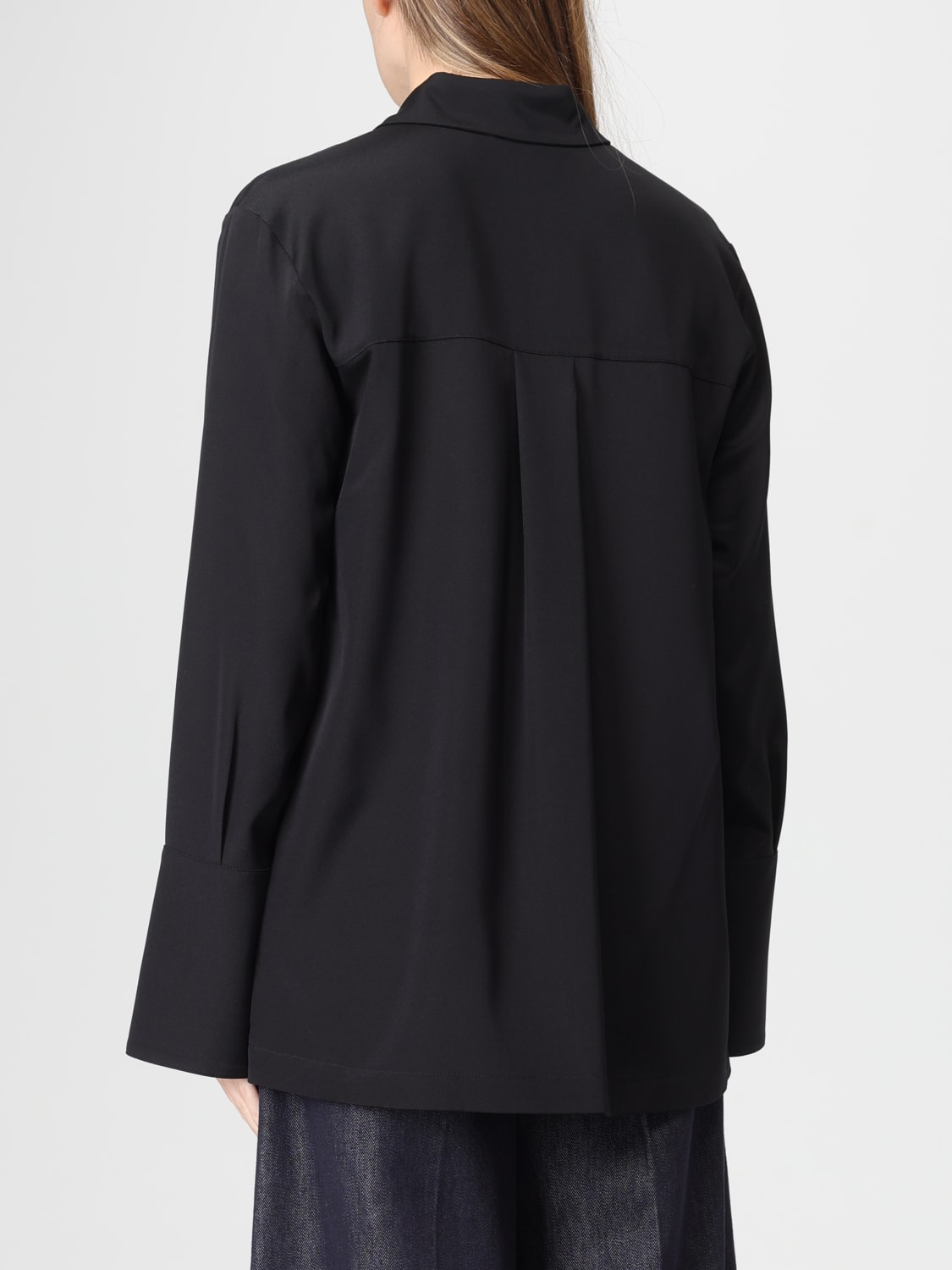 MAX MARA TOP: Blusa Max Mara in seta , Nero - Img 3