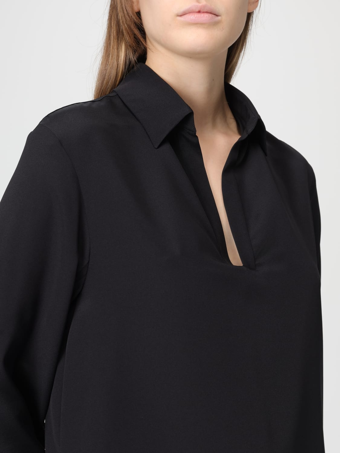 MAX MARA TOP: Blusa Max Mara in seta , Nero - Img 5