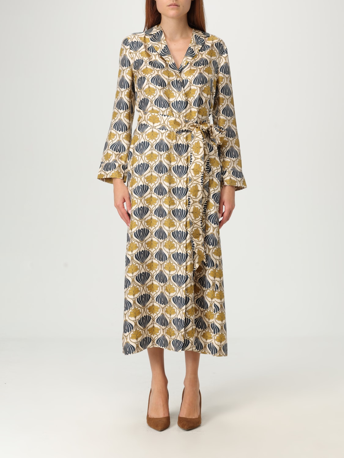 'S MAX MARA DRESS: Dress woman 's Max Mara, Mustard - Img 1