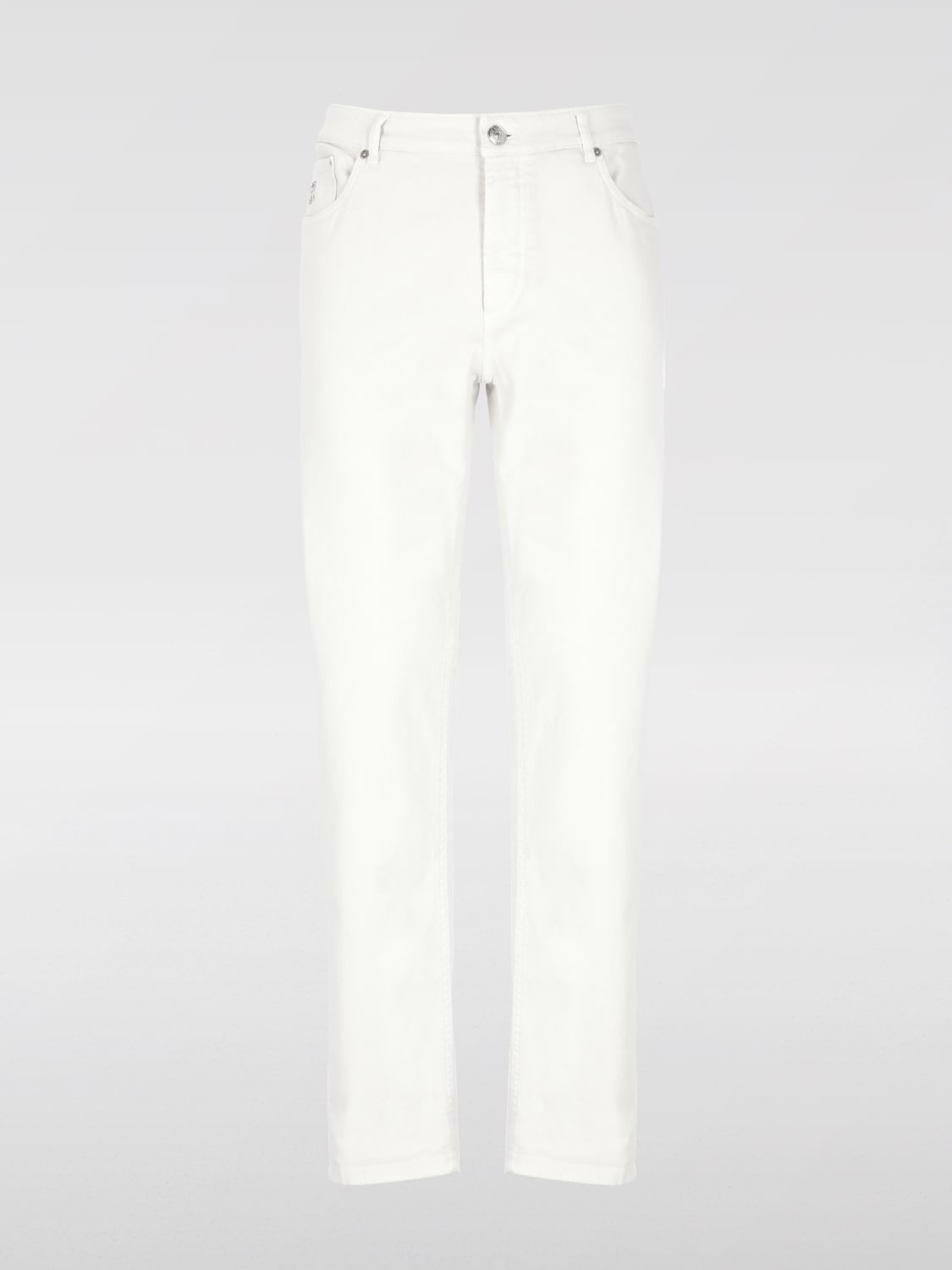 BRUNELLO CUCINELLI JEANS: Hose herren Brunello Cucinelli, Ivory - Img 5