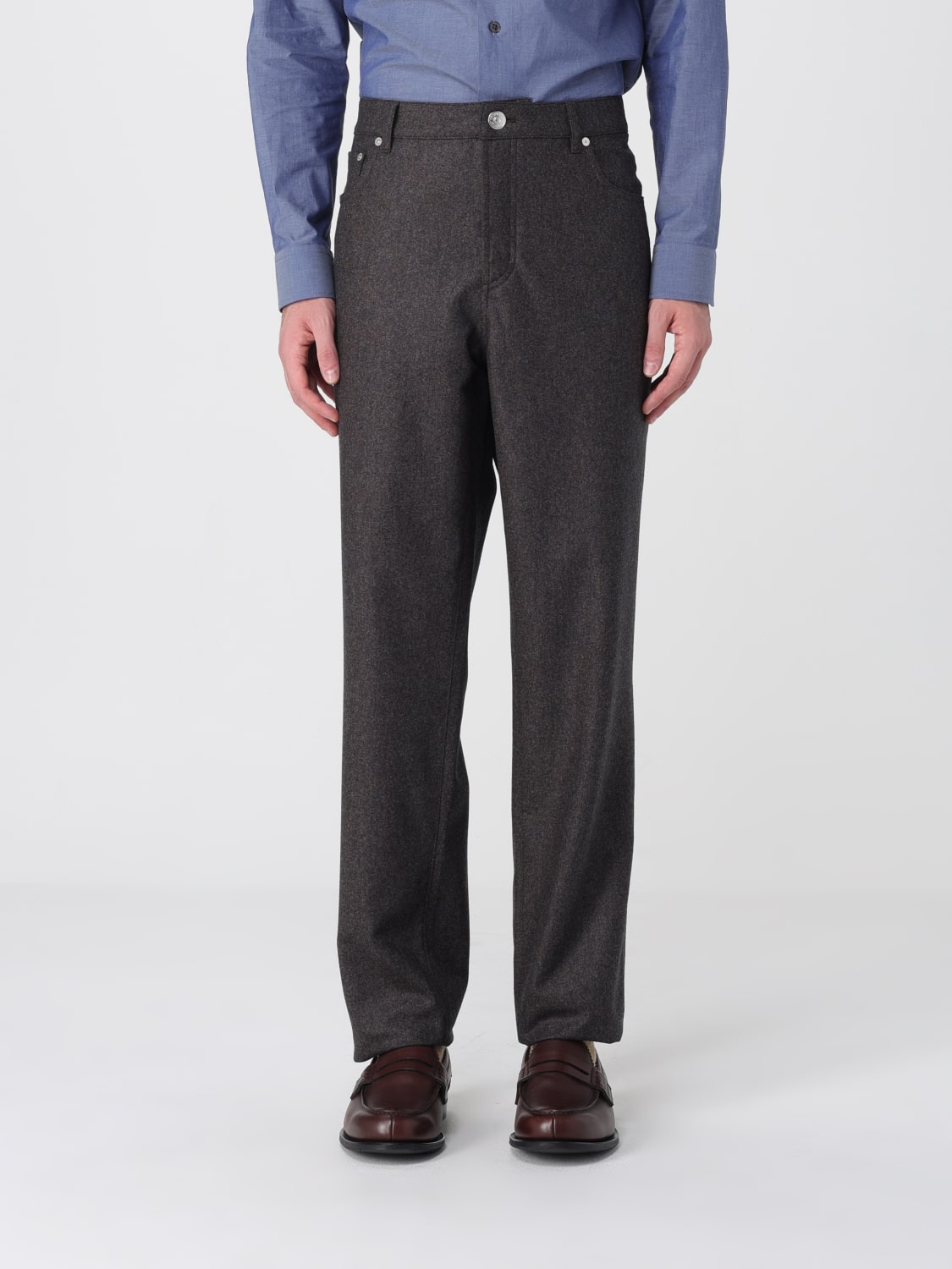 BRUNELLO CUCINELLI PANTS: Pants men Brunello Cucinelli, Brown - Img 1