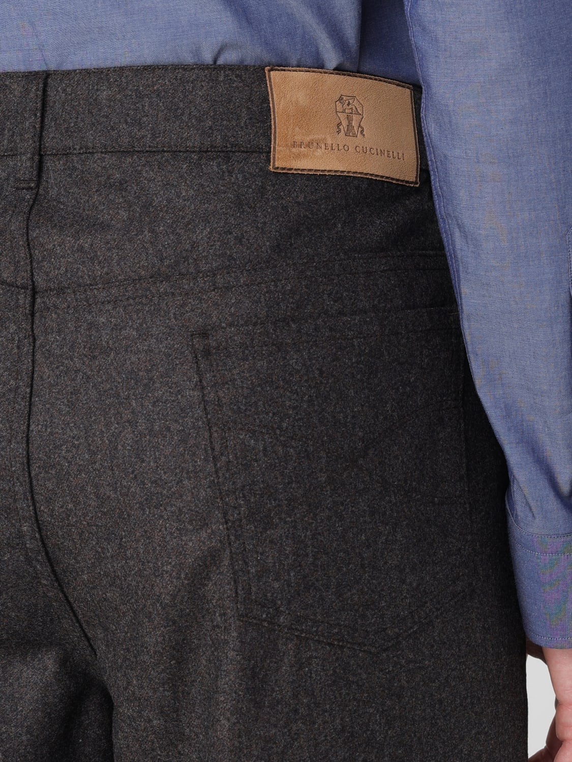 BRUNELLO CUCINELLI PANTS: Pants men Brunello Cucinelli, Brown - Img 5