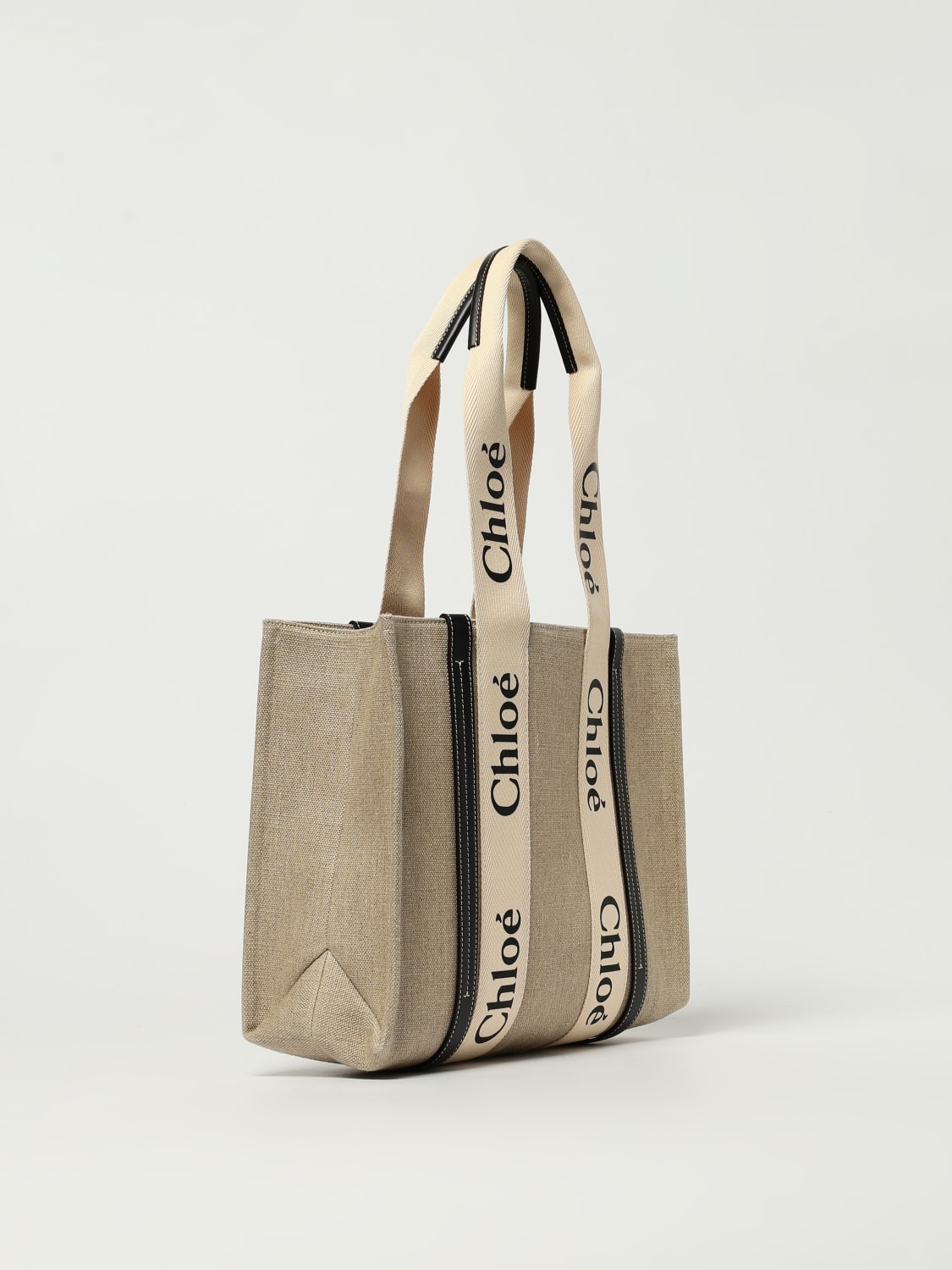 CHLOÉ SAC CABAS: Sac porté épaule femme ChloÉ, Bleu - Img 3