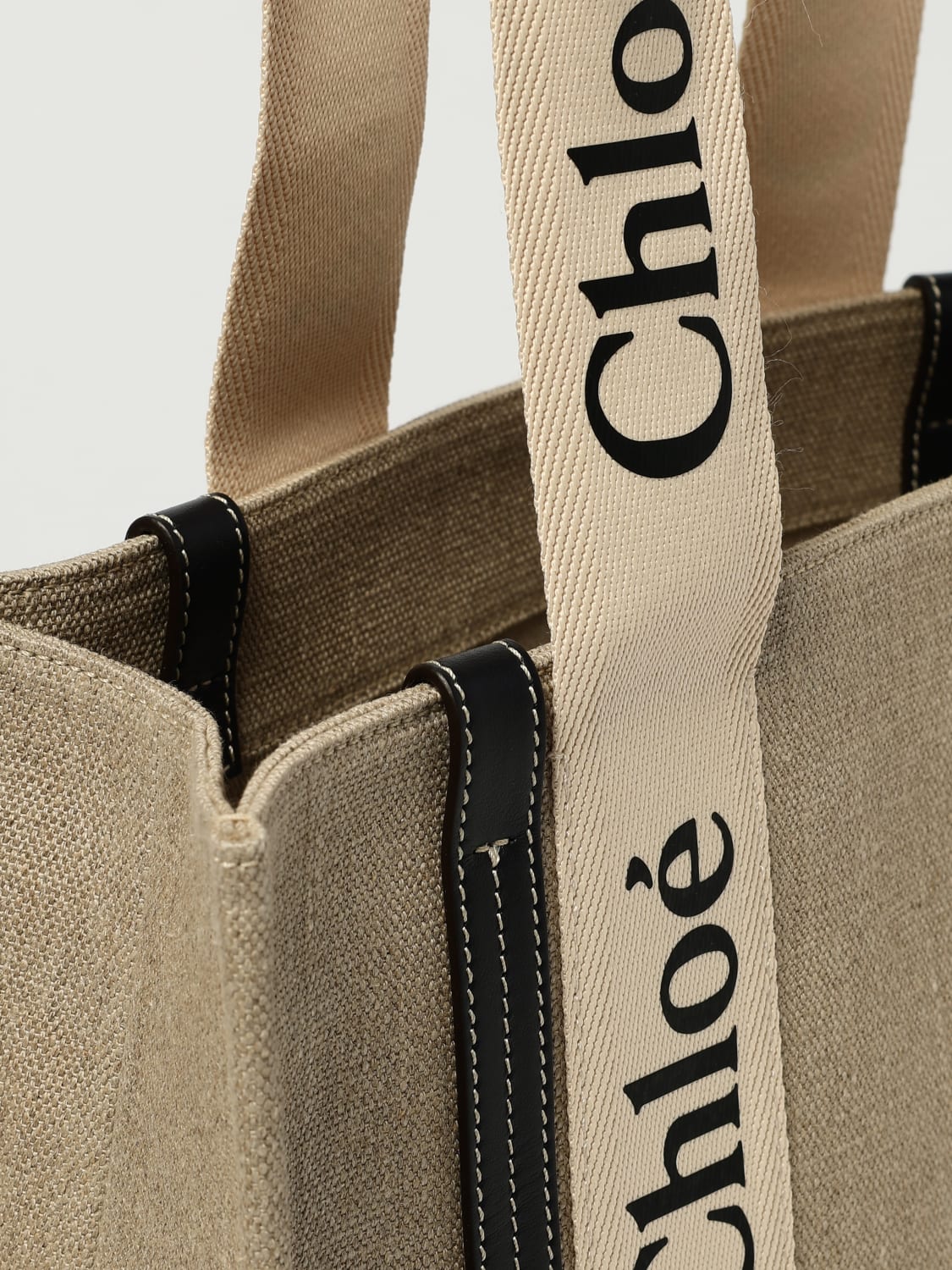 CHLOÉ SAC CABAS: Sac porté épaule femme ChloÉ, Bleu - Img 4