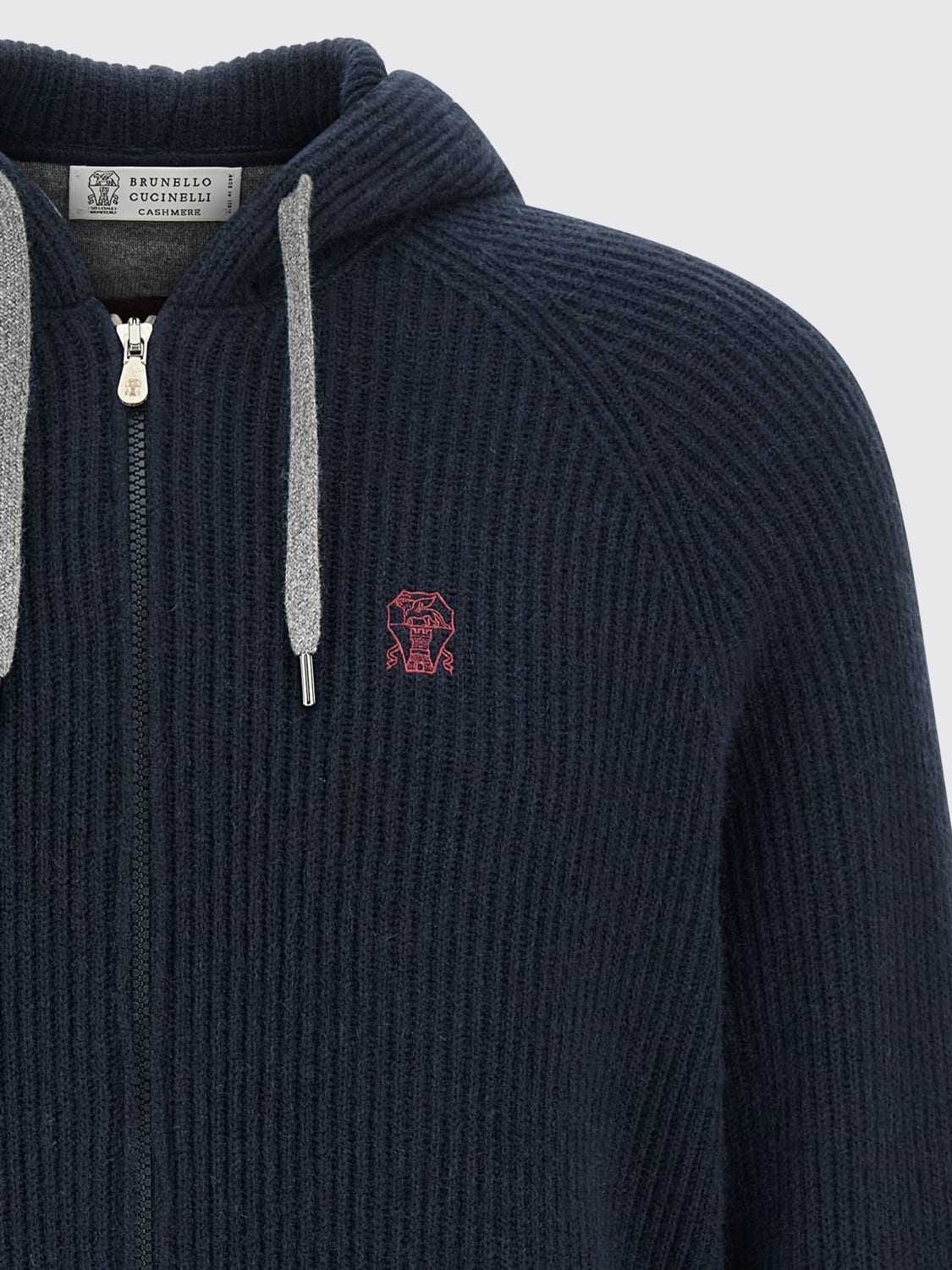 BRUNELLO CUCINELLI スウェットシャツ: スウェットシャツ メンズ Brunello Cucinelli, ブルー - Img 3