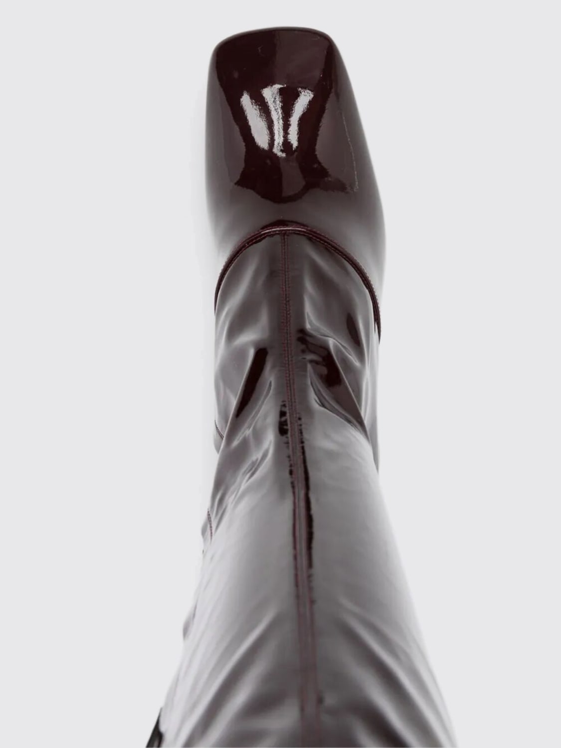 CHLOÉ BOTAS: Botines planos mujer ChloÉ, Granate - Img 4