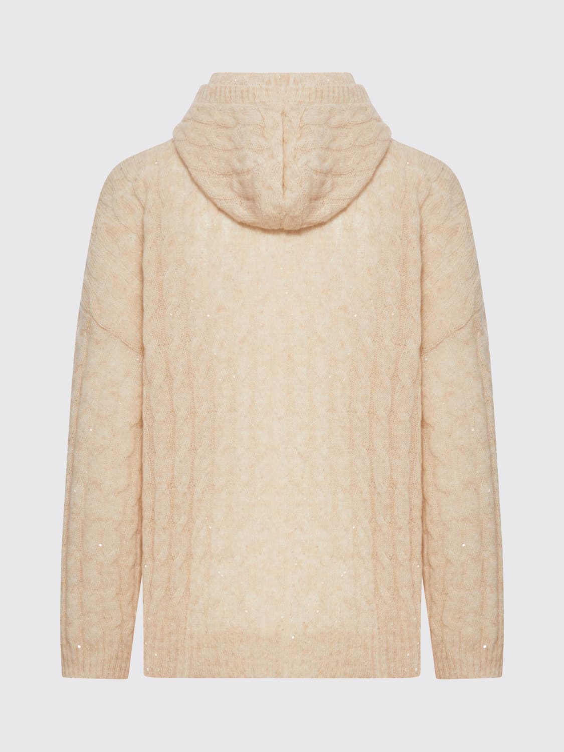 BRUNELLO CUCINELLI SWEATER: Sweater woman Brunello Cucinelli, Nude - Img 3