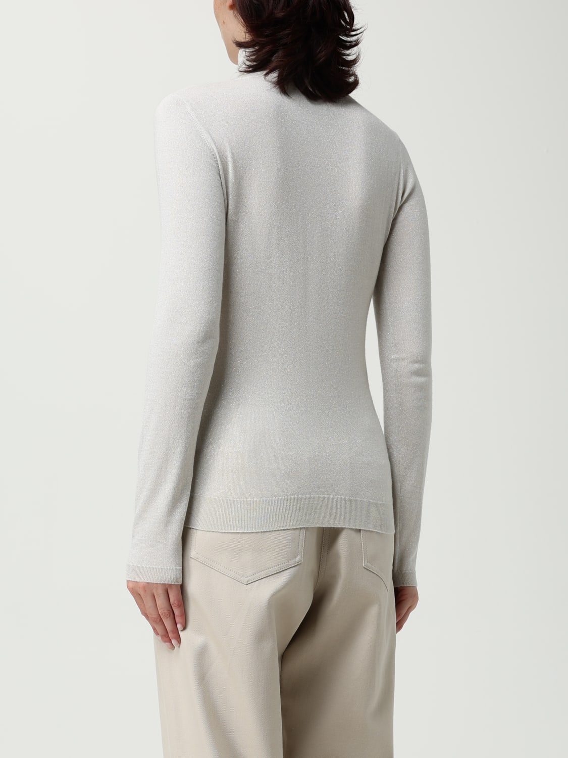BRUNELLO CUCINELLI JERSEY: Jersey mujer Brunello Cucinelli, Blanco - Img 3