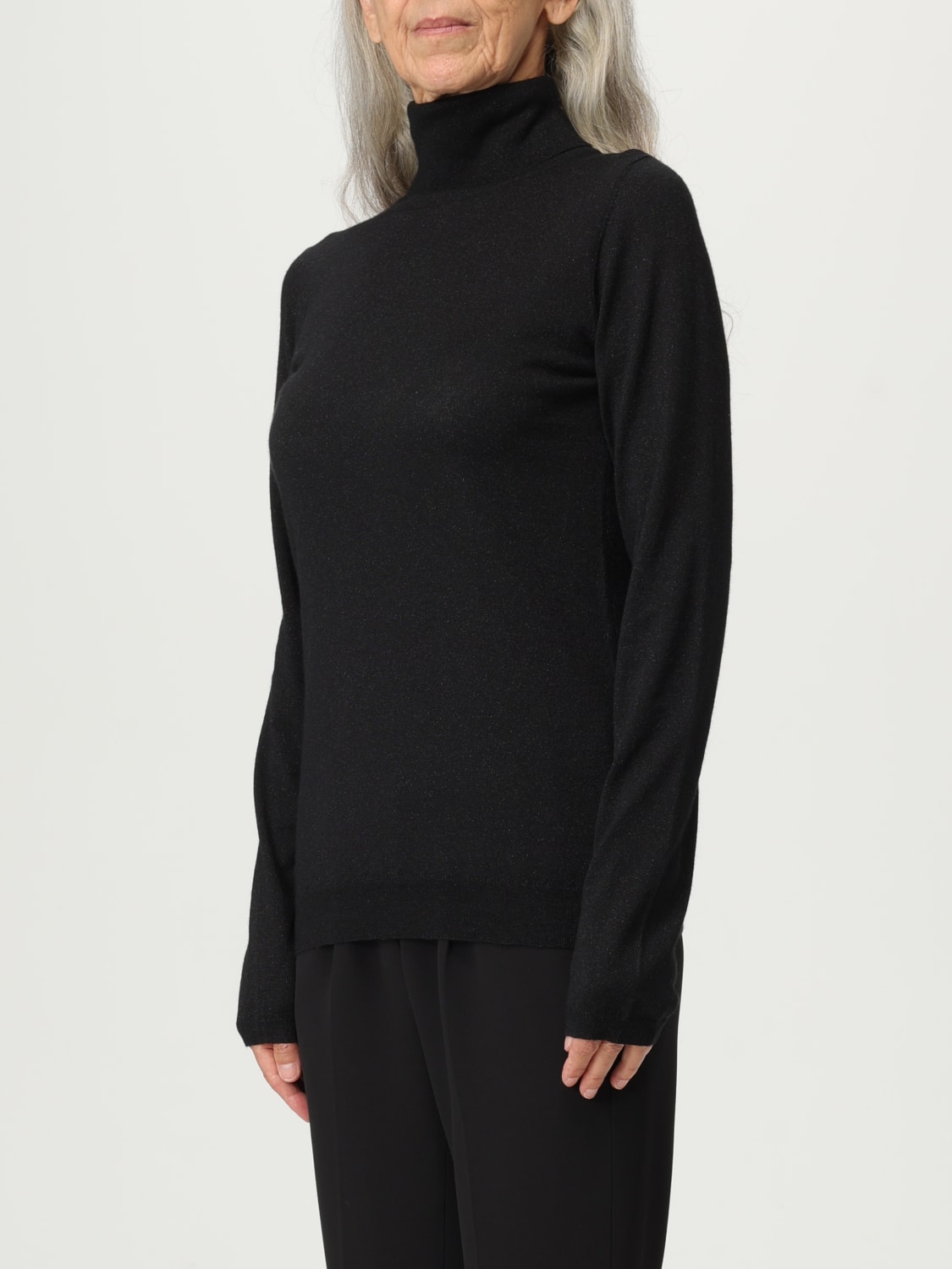 BRUNELLO CUCINELLI PULL: Pull femme Brunello Cucinelli, Noir - Img 4