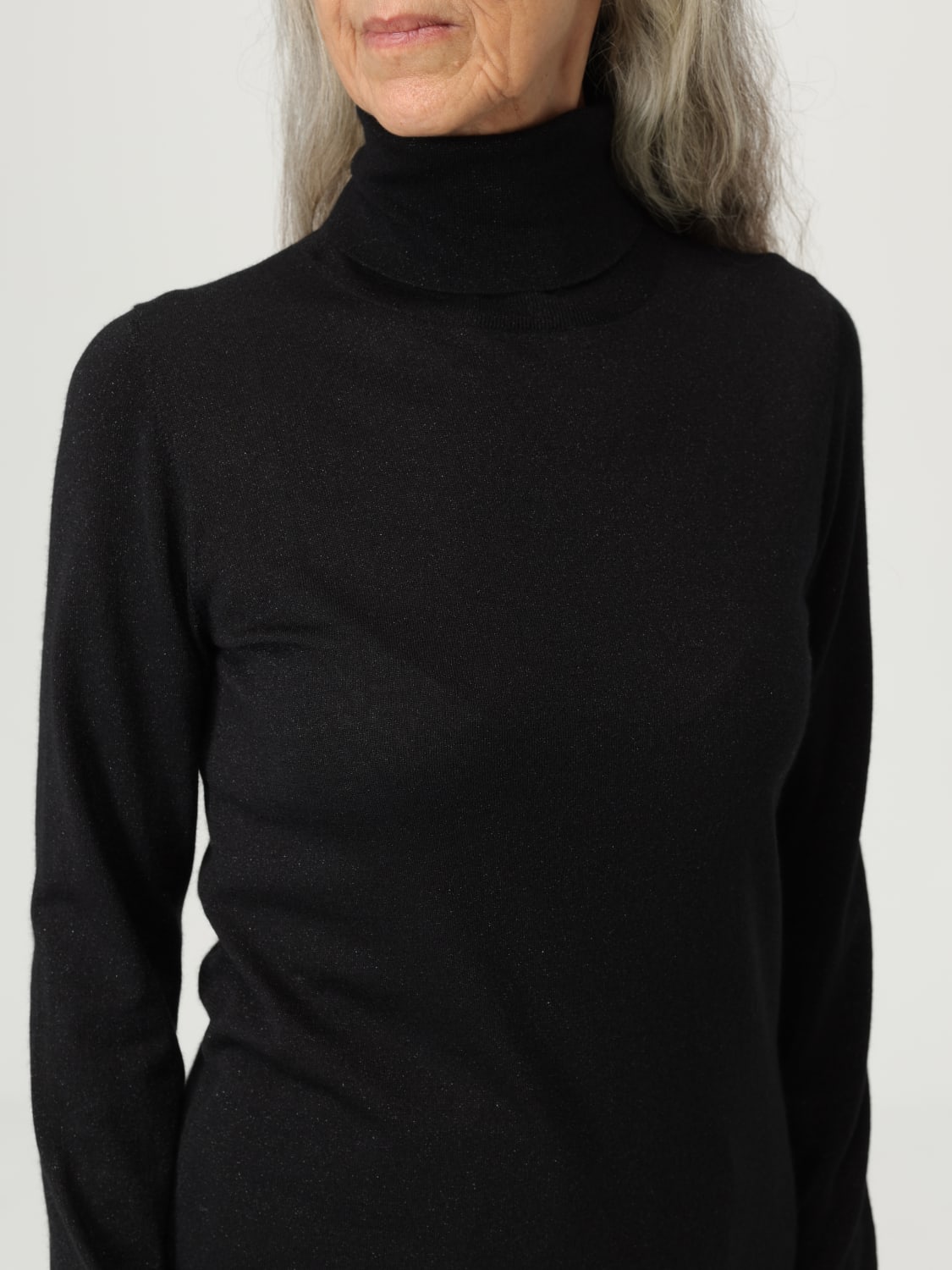 BRUNELLO CUCINELLI PULL: Pull femme Brunello Cucinelli, Noir - Img 5