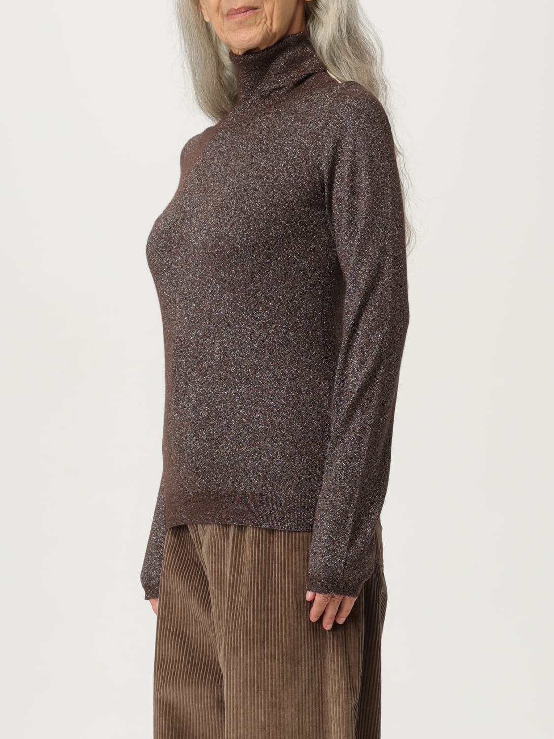 BRUNELLO CUCINELLI SWEATER: Sweater woman Brunello Cucinelli, Brown - Img 4