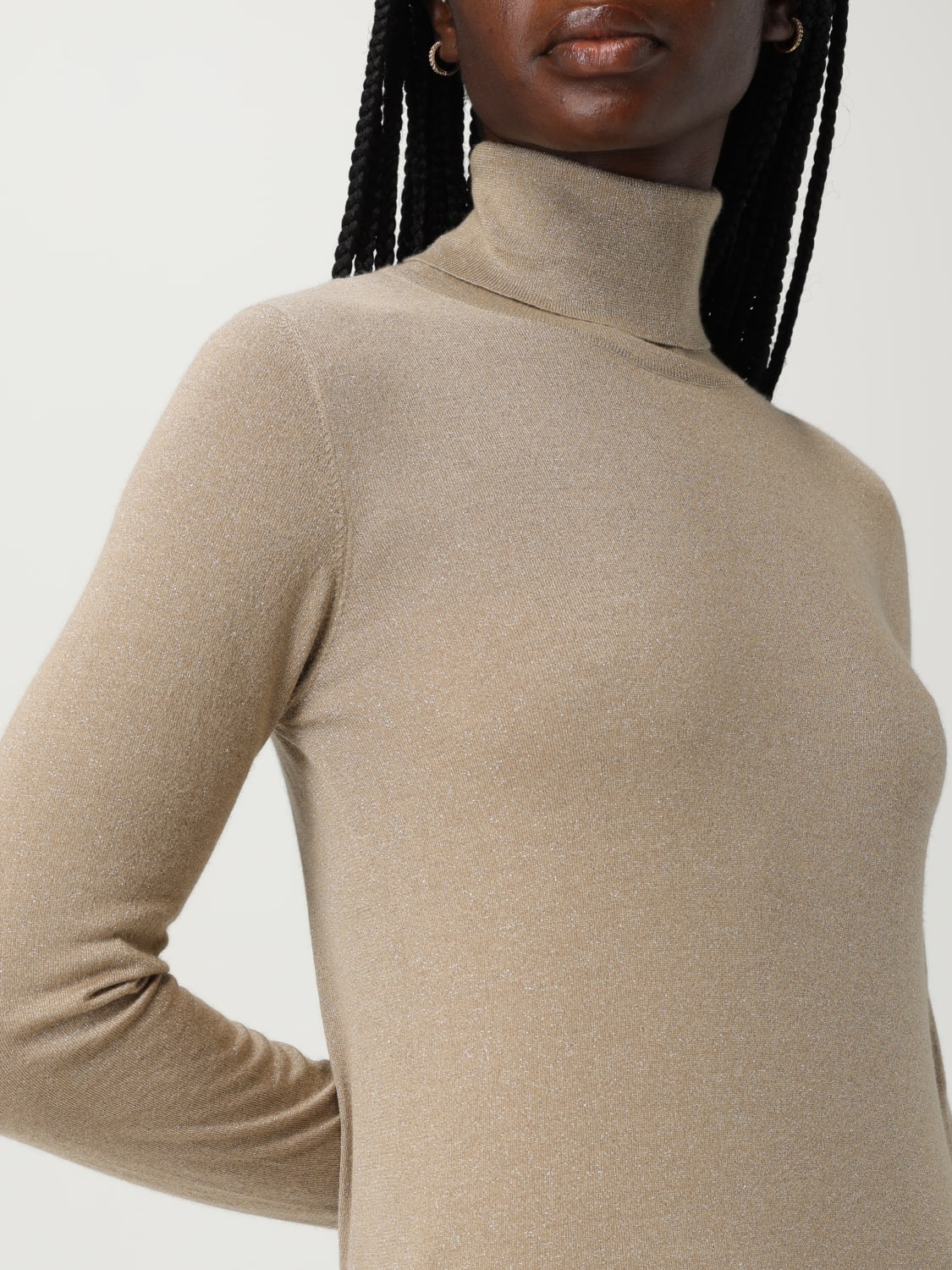 BRUNELLO CUCINELLI PULLOVER: Pullover damen Brunello Cucinelli, Gold - Img 5