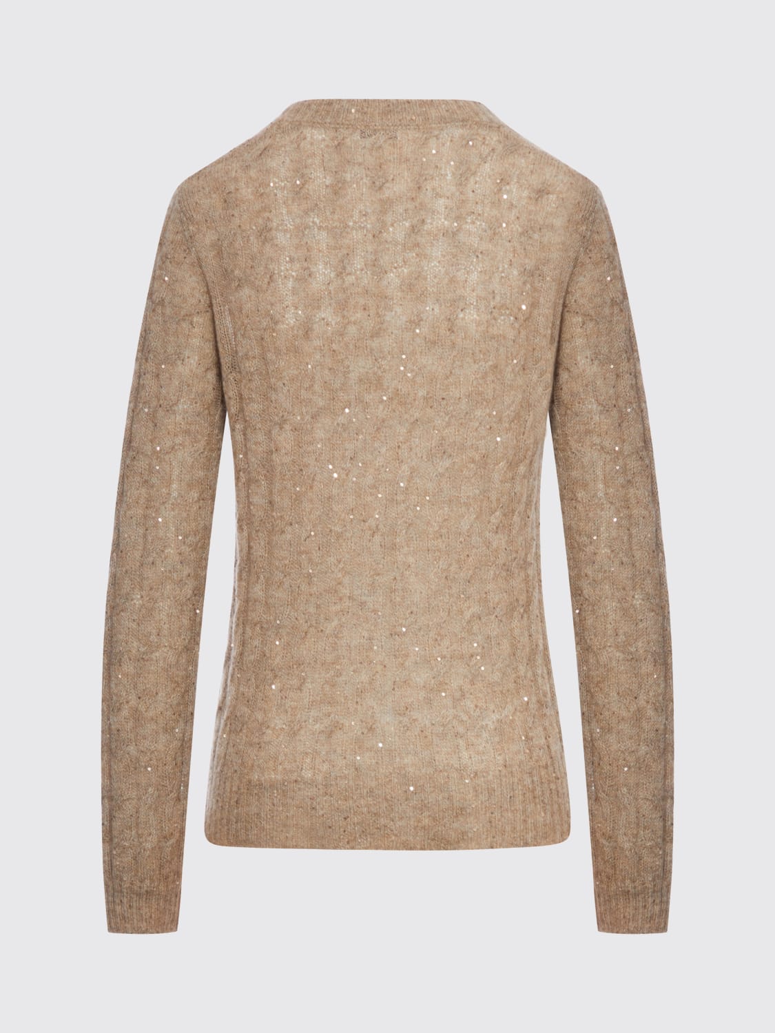 BRUNELLO CUCINELLI JERSEY: Jersey mujer Brunello Cucinelli, Marrón - Img 2